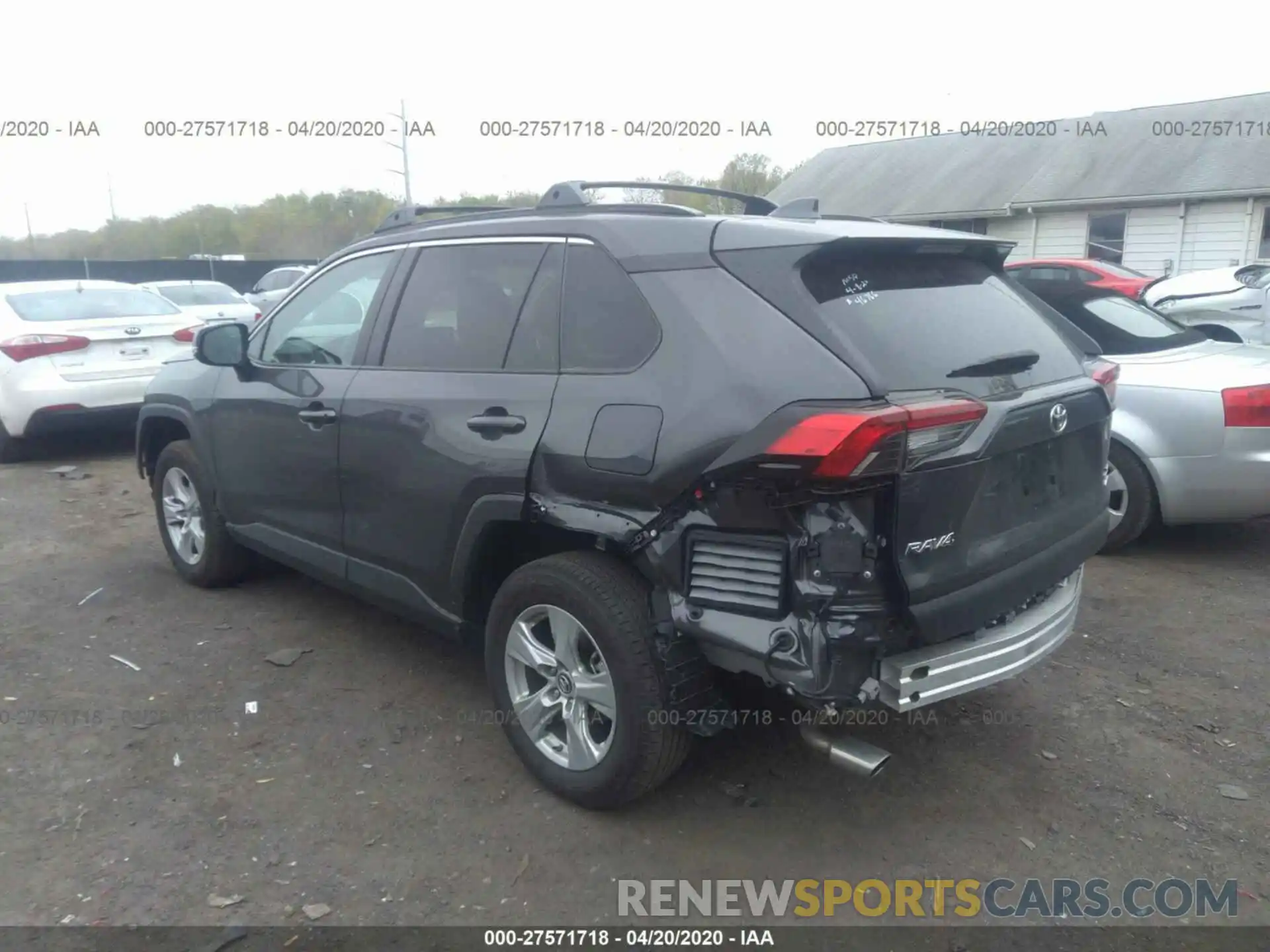 3 Фотография поврежденного автомобиля 2T3P1RFV0KW023344 TOYOTA RAV4 2019