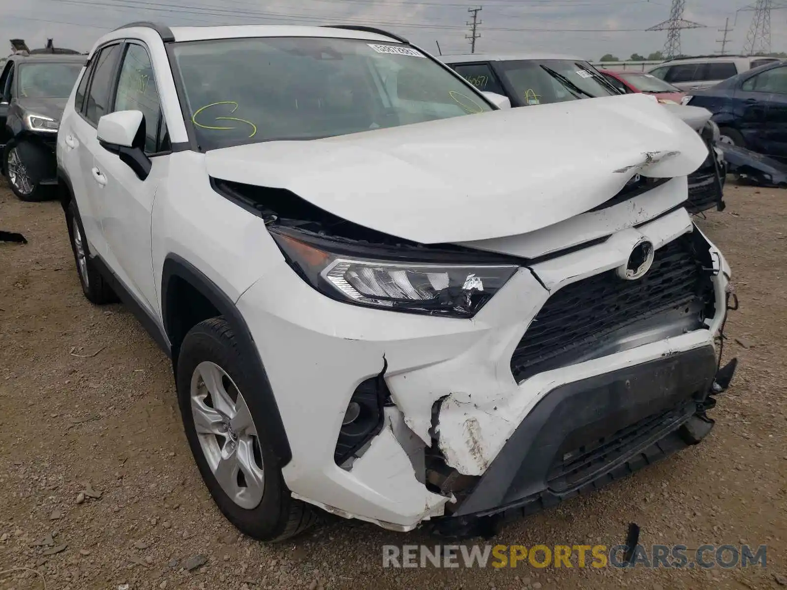 1 Photograph of a damaged car 2T3P1RFV0KW028429 TOYOTA RAV4 2019