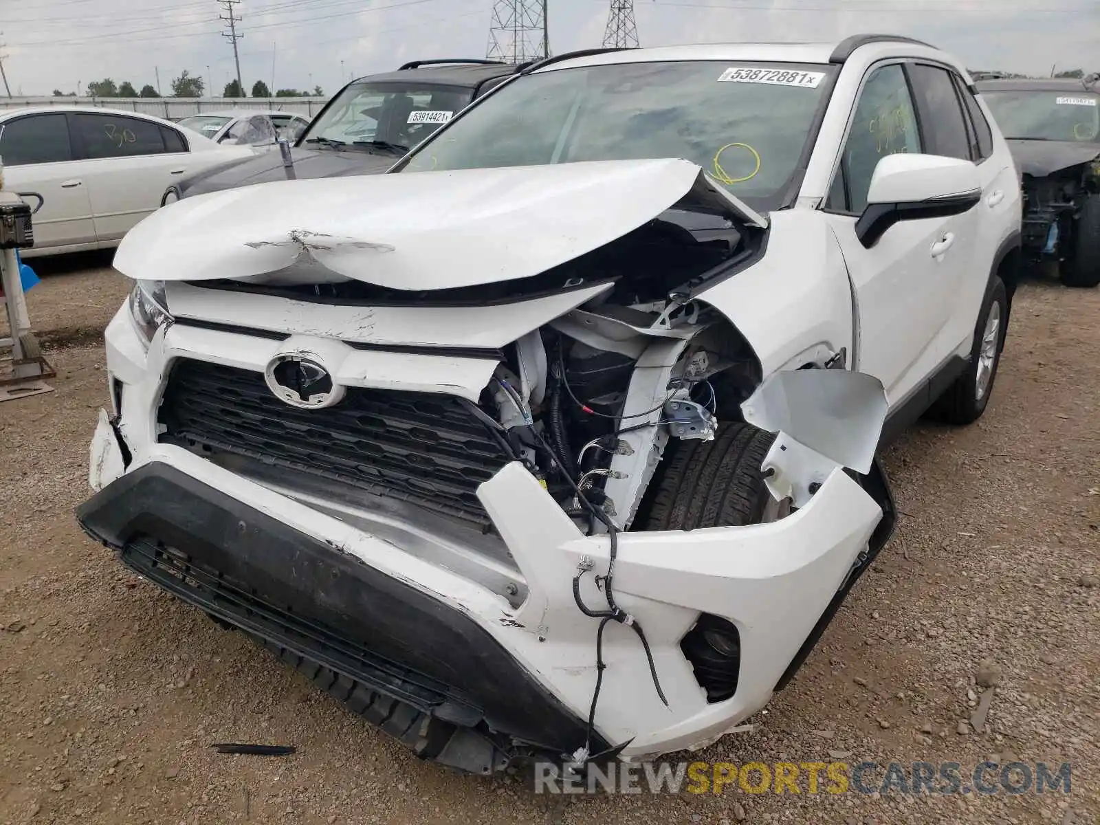 2 Photograph of a damaged car 2T3P1RFV0KW028429 TOYOTA RAV4 2019