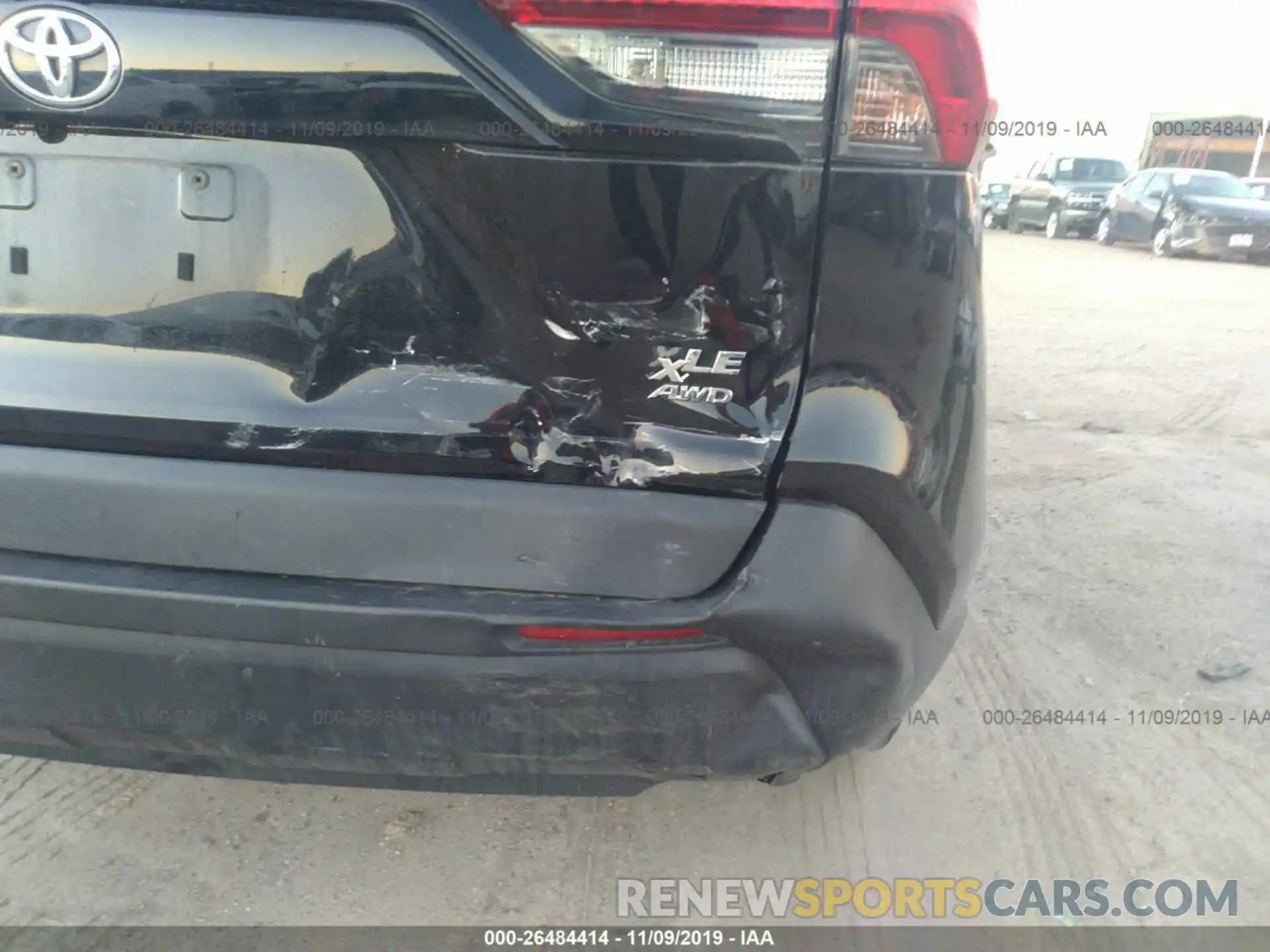 6 Photograph of a damaged car 2T3P1RFV0KW031461 TOYOTA RAV4 2019