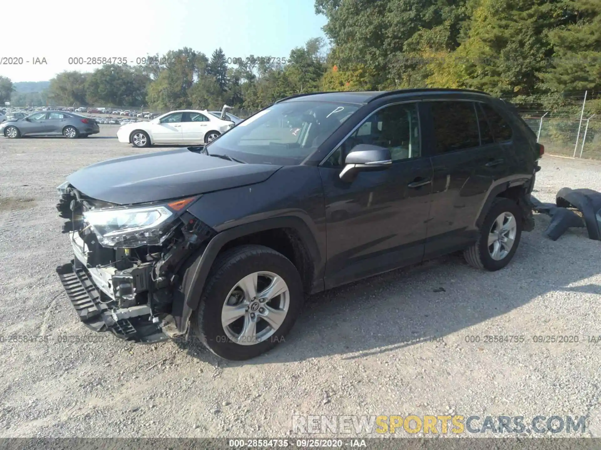 2 Photograph of a damaged car 2T3P1RFV0KW032139 TOYOTA RAV4 2019