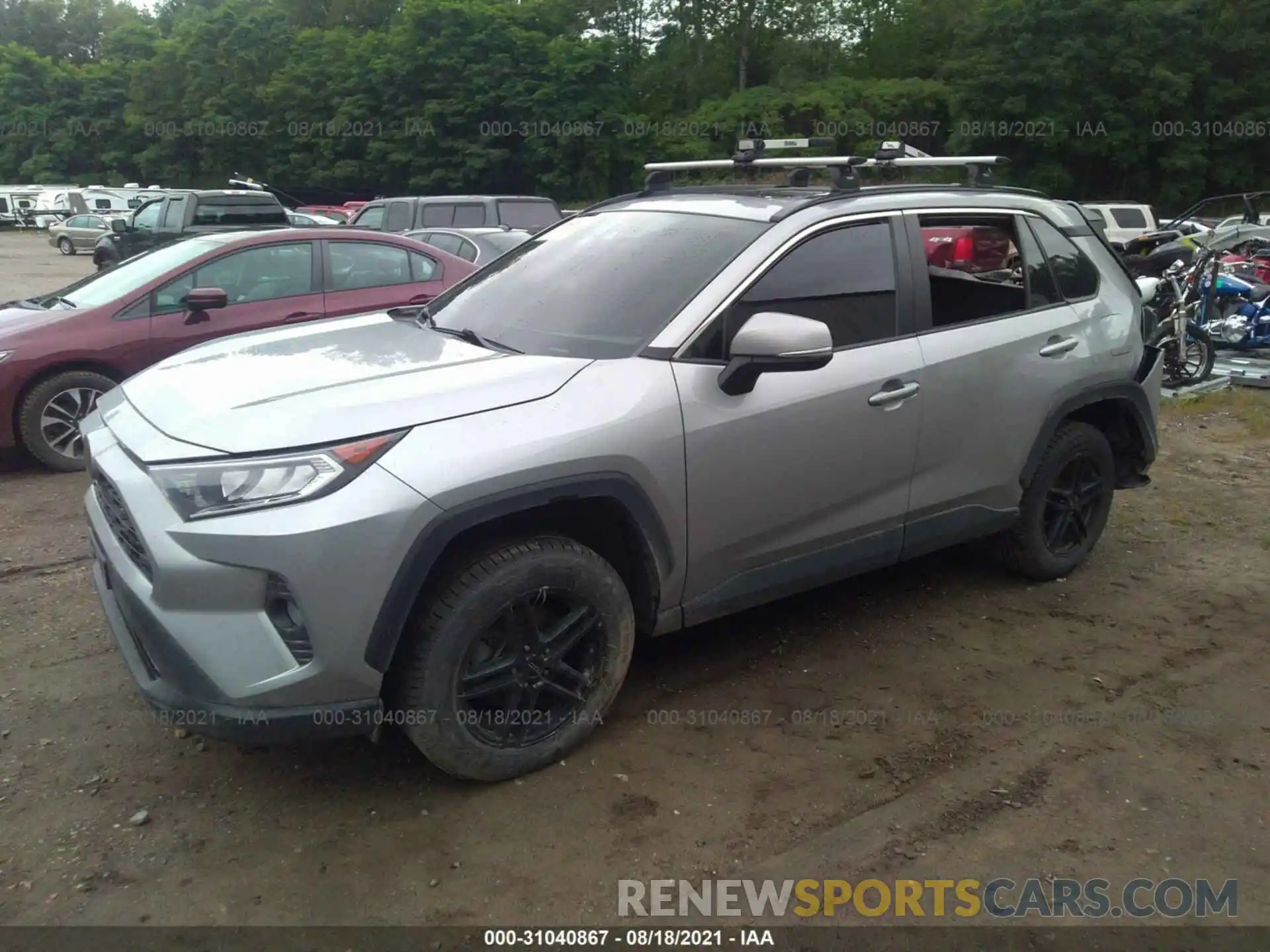 2 Фотография поврежденного автомобиля 2T3P1RFV0KW044016 TOYOTA RAV4 2019