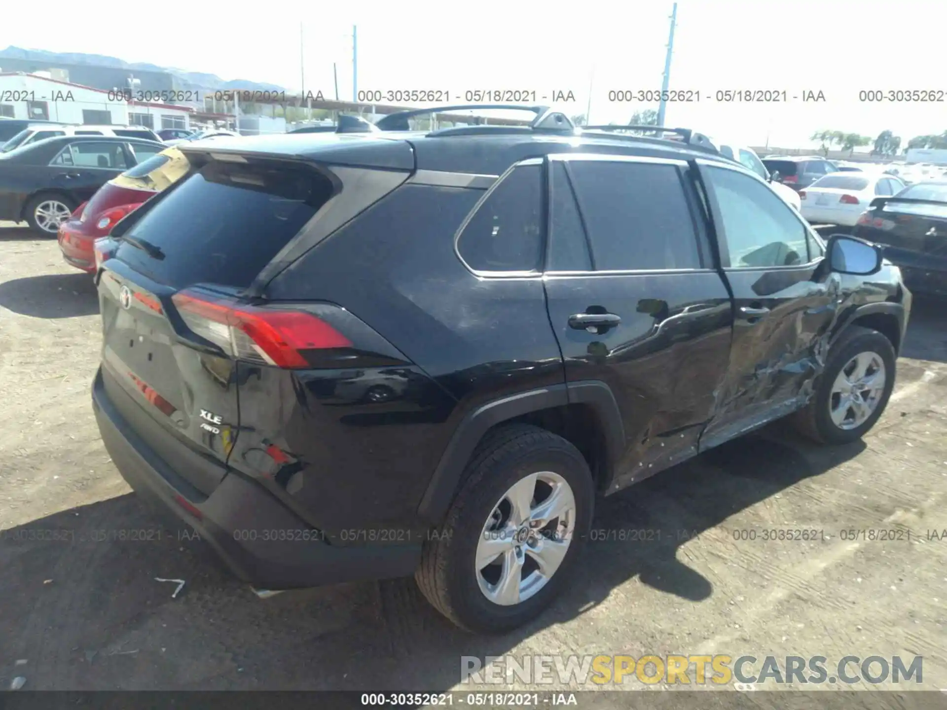 4 Photograph of a damaged car 2T3P1RFV0KW059681 TOYOTA RAV4 2019