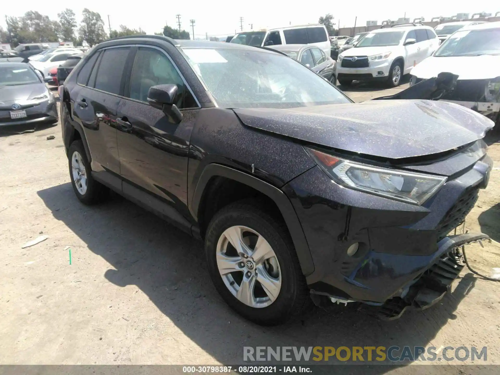 1 Фотография поврежденного автомобиля 2T3P1RFV0KW061849 TOYOTA RAV4 2019