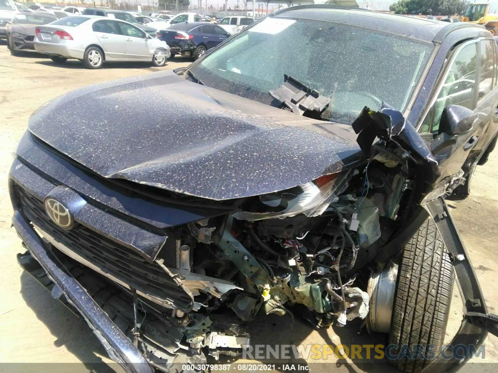 2 Photograph of a damaged car 2T3P1RFV0KW061849 TOYOTA RAV4 2019