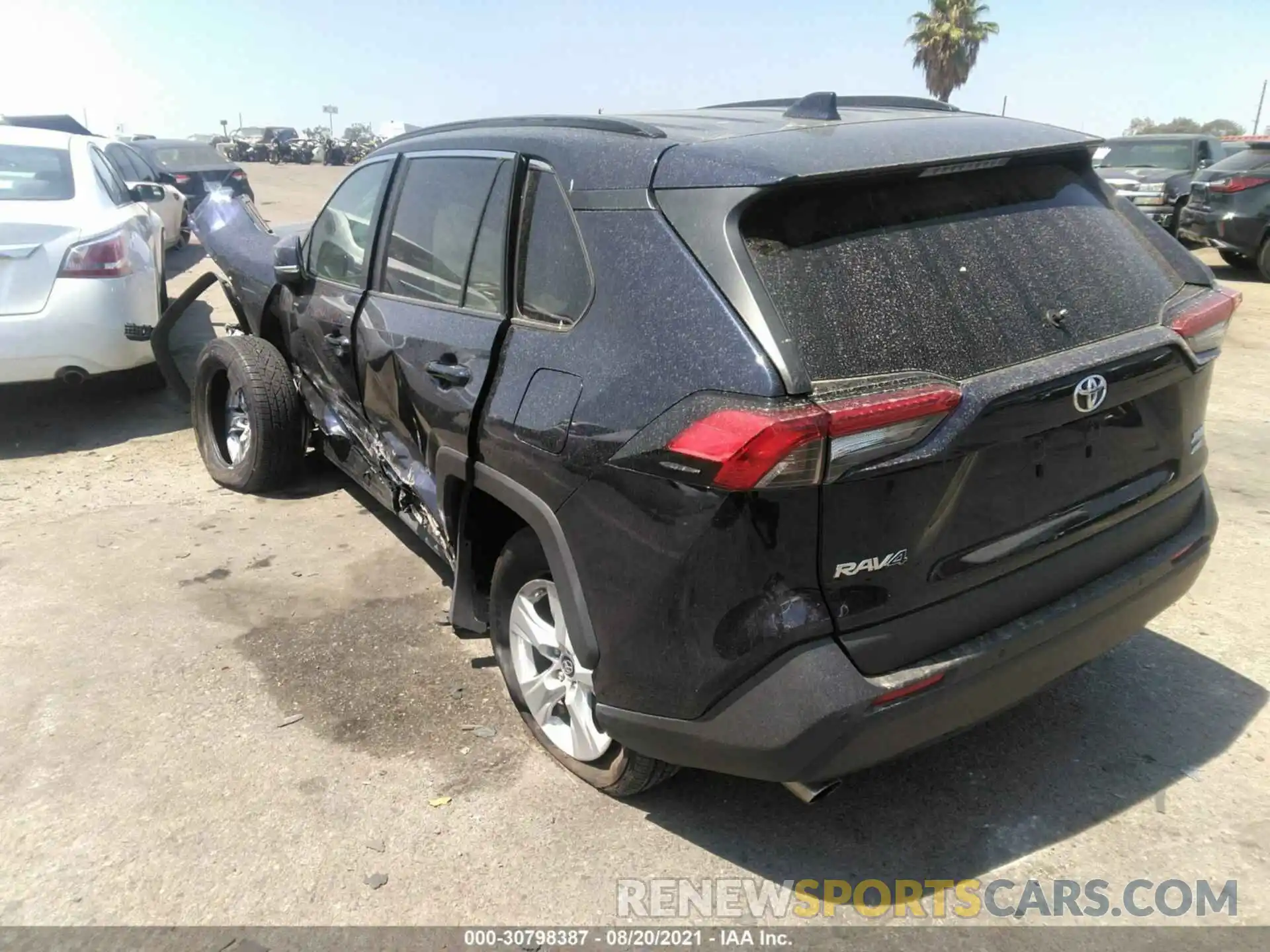 3 Photograph of a damaged car 2T3P1RFV0KW061849 TOYOTA RAV4 2019