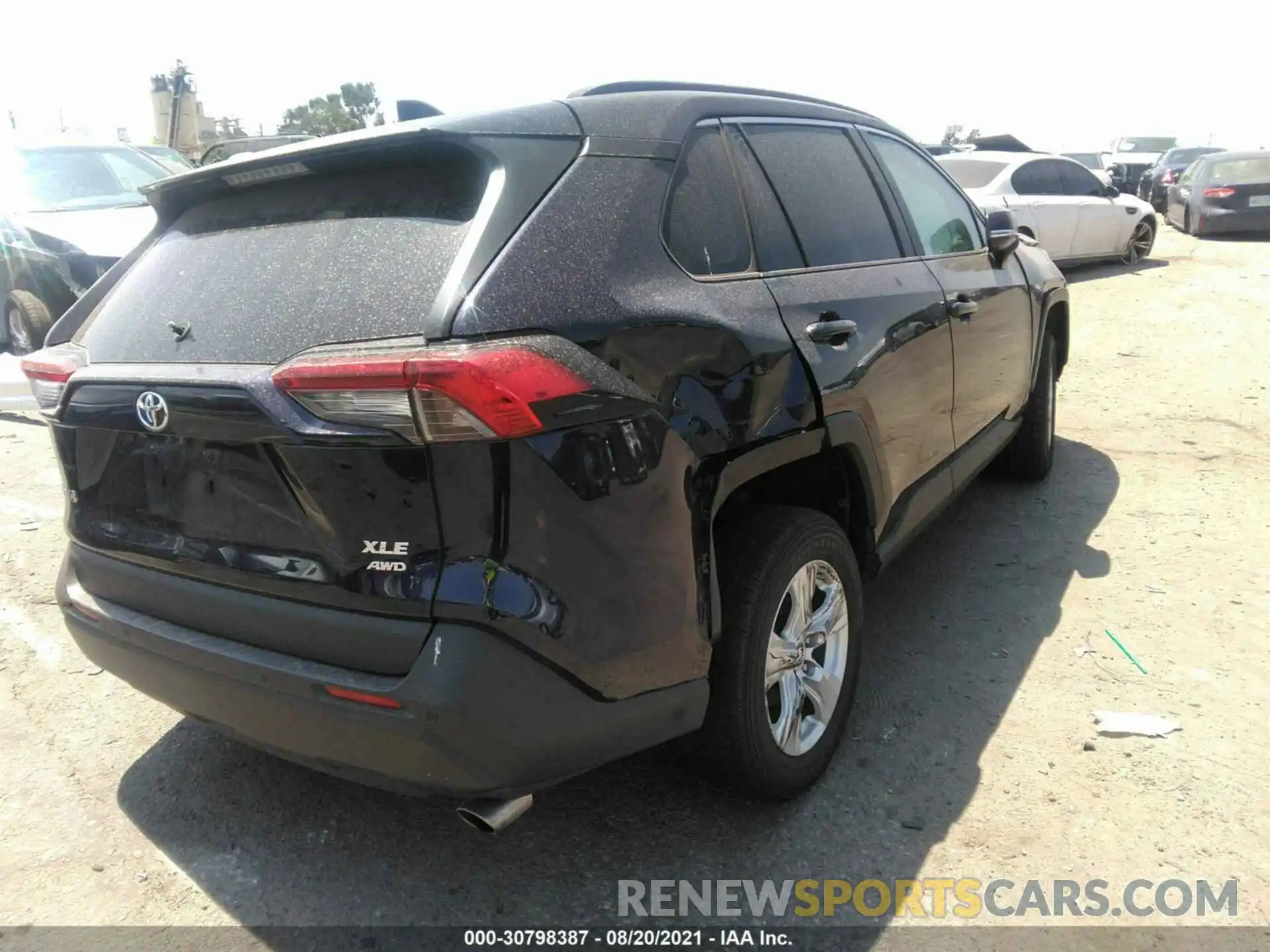 4 Photograph of a damaged car 2T3P1RFV0KW061849 TOYOTA RAV4 2019