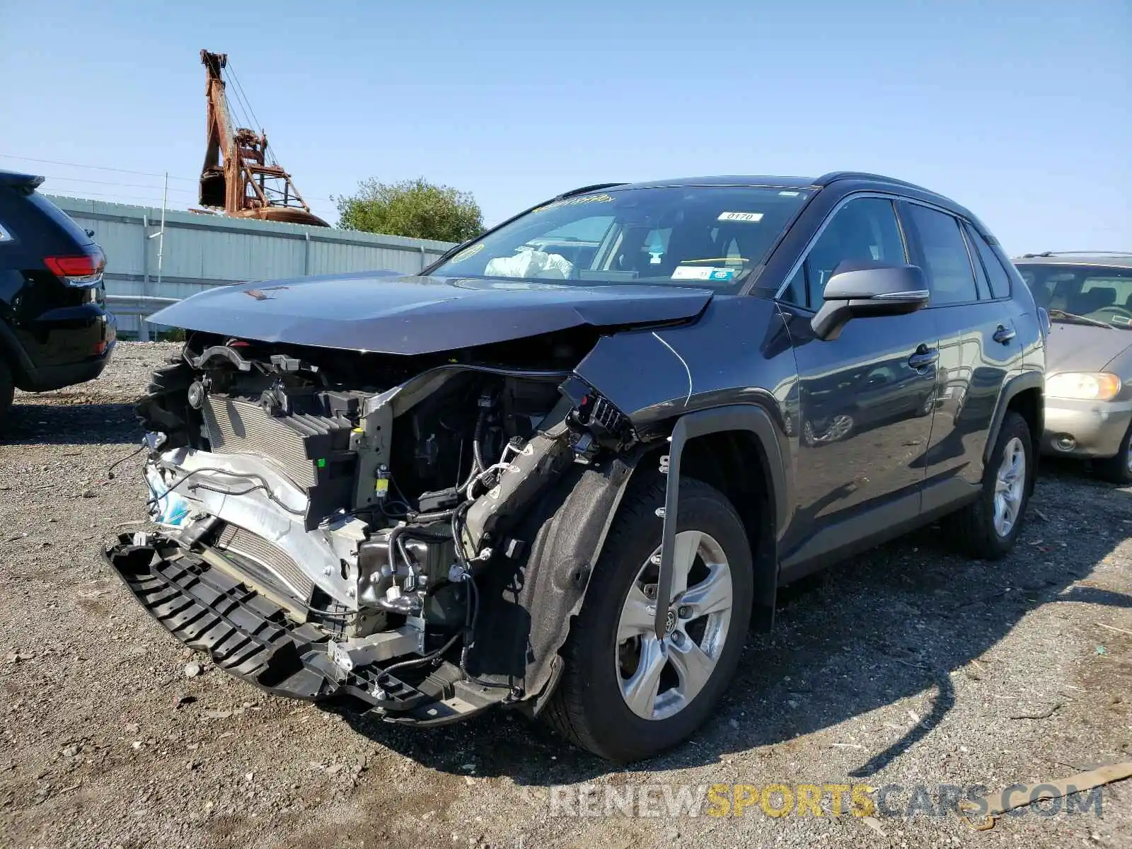 2 Photograph of a damaged car 2T3P1RFV0KW063083 TOYOTA RAV4 2019