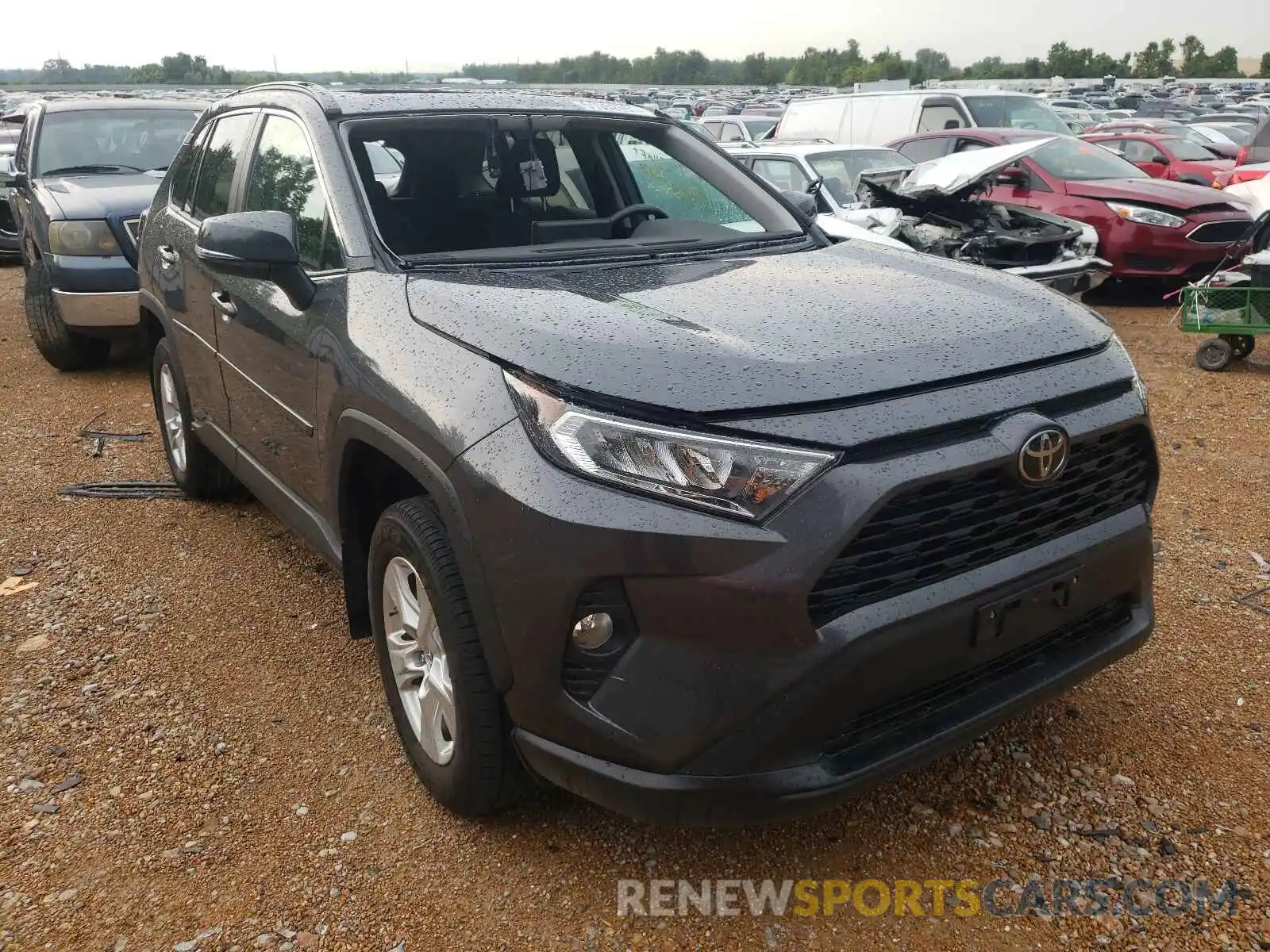 1 Photograph of a damaged car 2T3P1RFV0KW081907 TOYOTA RAV4 2019