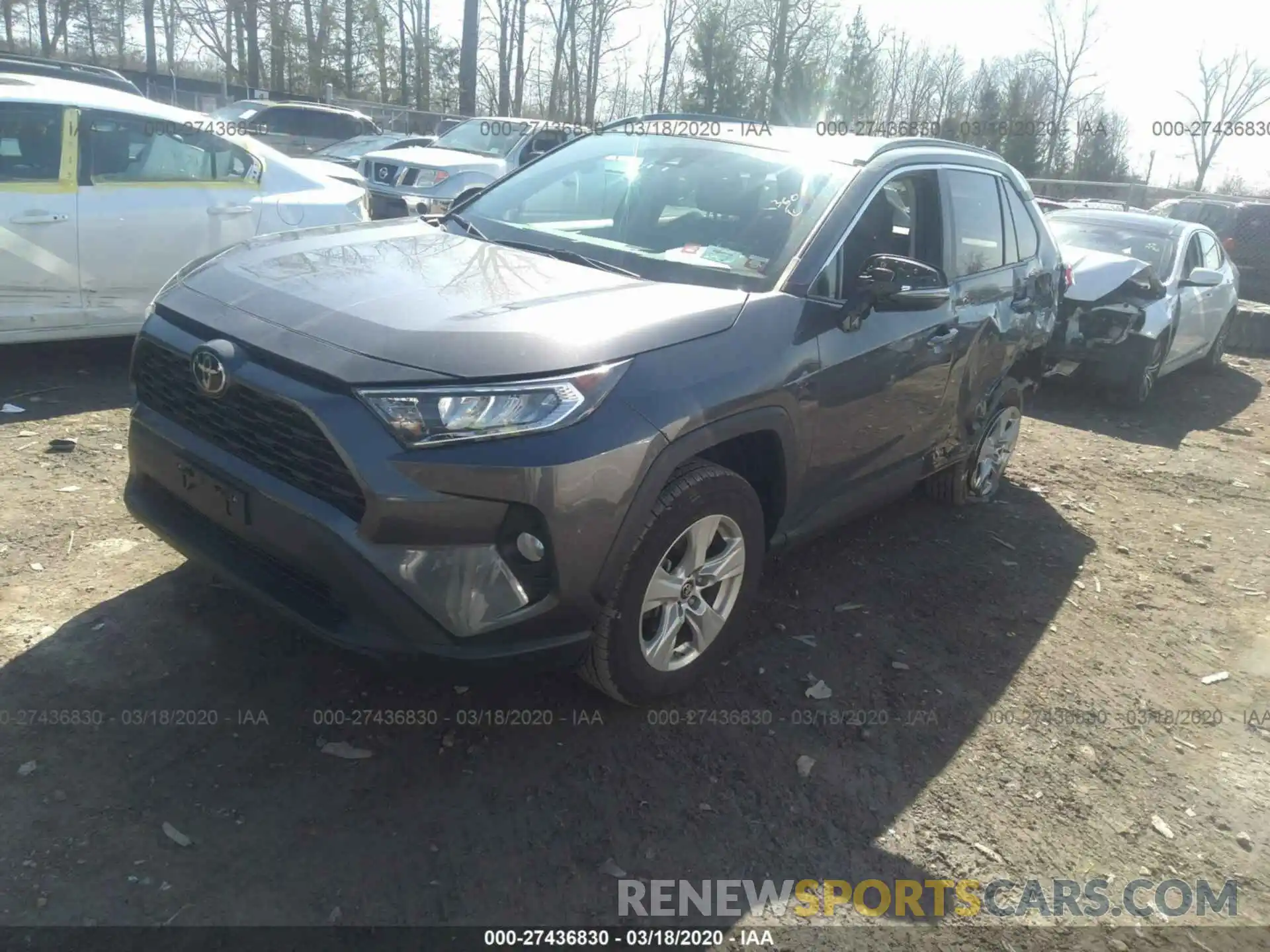 2 Фотография поврежденного автомобиля 2T3P1RFV1KC002505 TOYOTA RAV4 2019