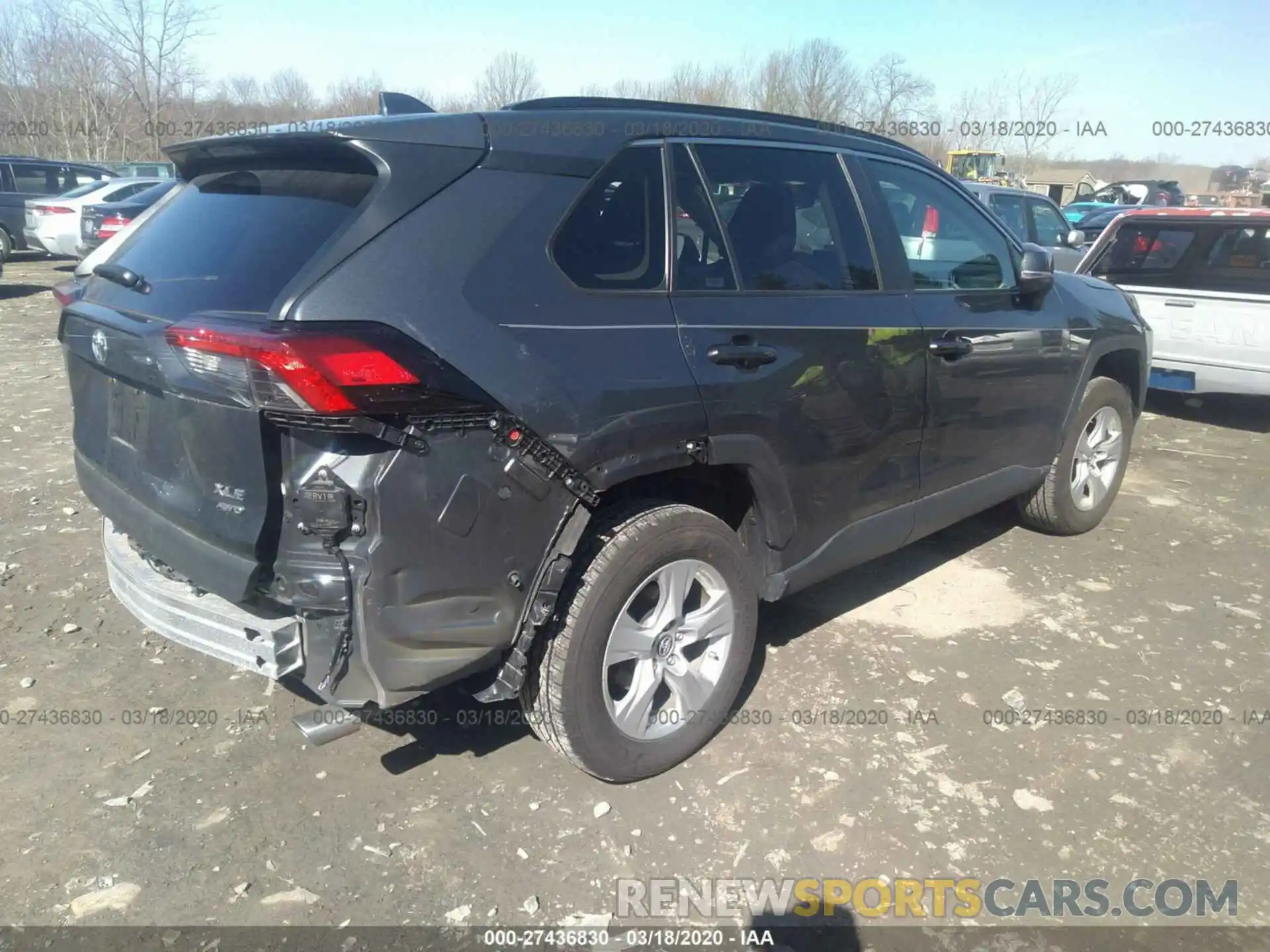 4 Фотография поврежденного автомобиля 2T3P1RFV1KC002505 TOYOTA RAV4 2019