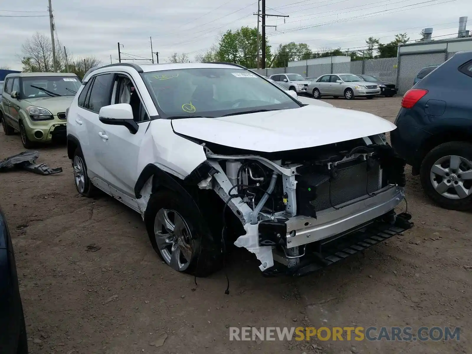 1 Photograph of a damaged car 2T3P1RFV1KC007235 TOYOTA RAV4 2019