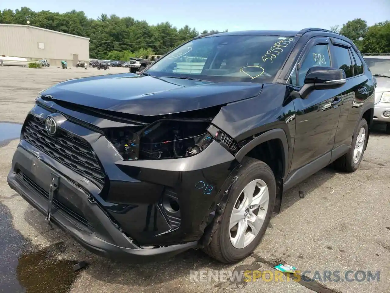 2 Фотография поврежденного автомобиля 2T3P1RFV1KC008935 TOYOTA RAV4 2019