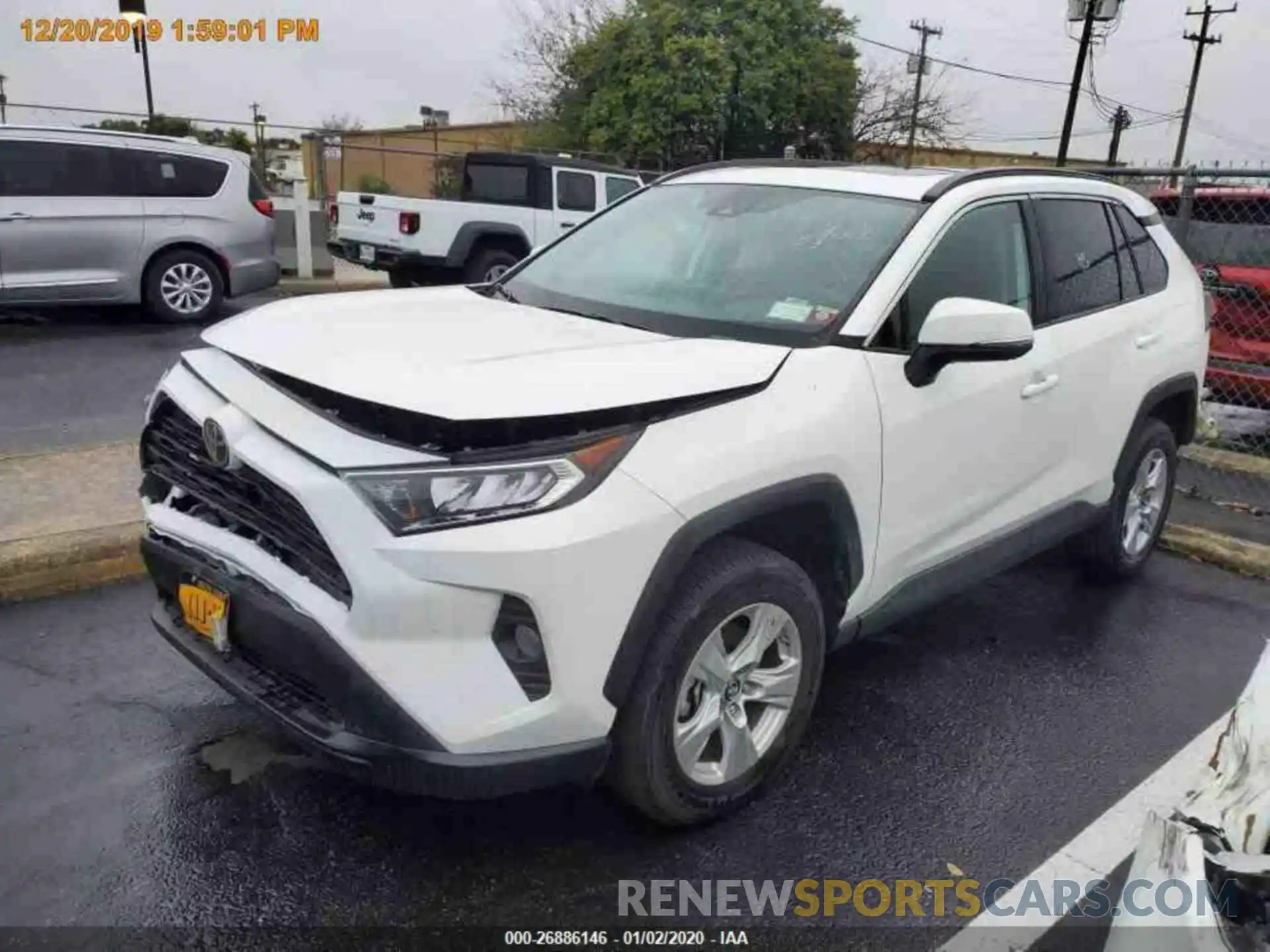 14 Photograph of a damaged car 2T3P1RFV1KC011155 TOYOTA RAV4 2019