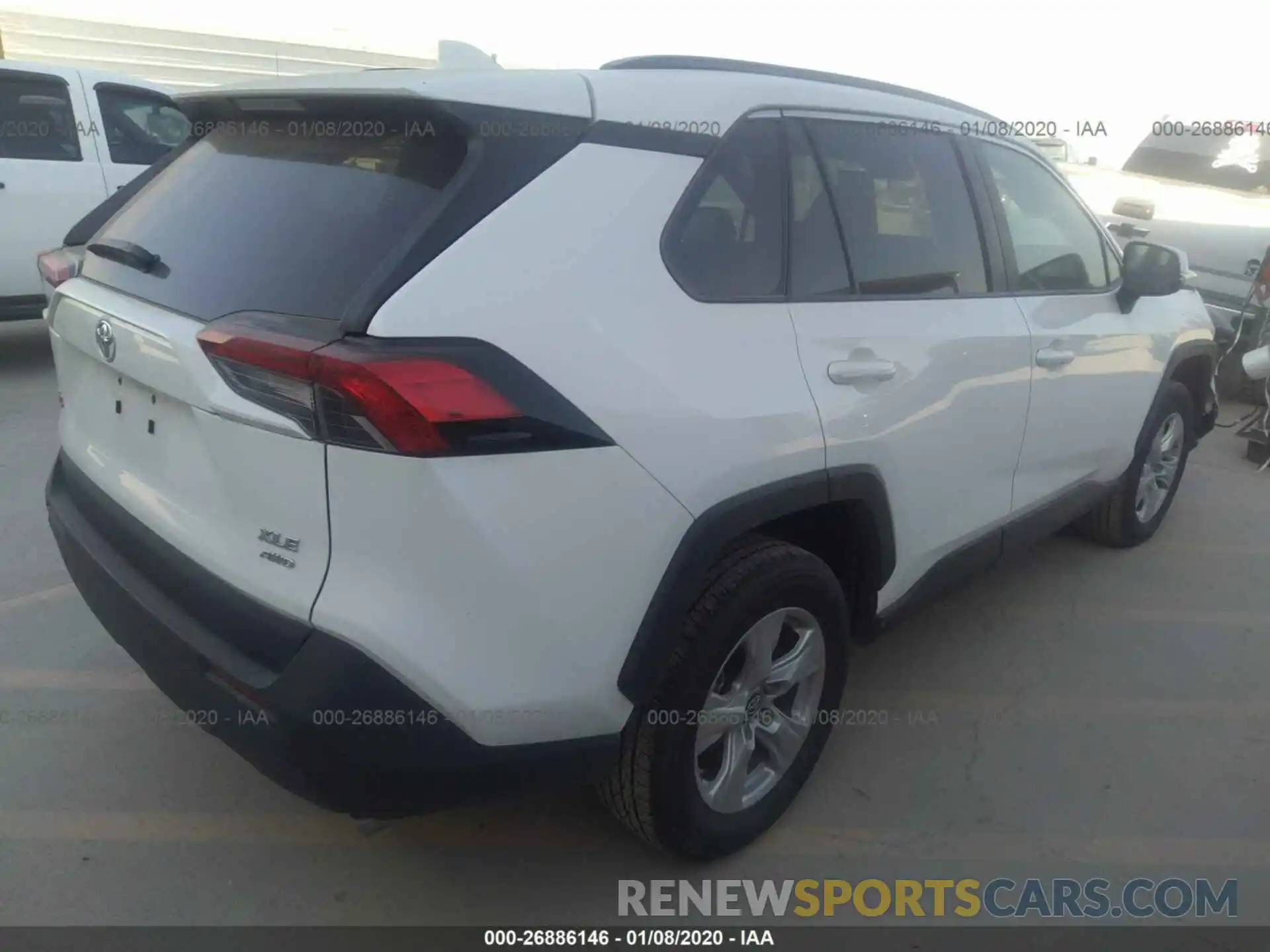 4 Photograph of a damaged car 2T3P1RFV1KC011155 TOYOTA RAV4 2019