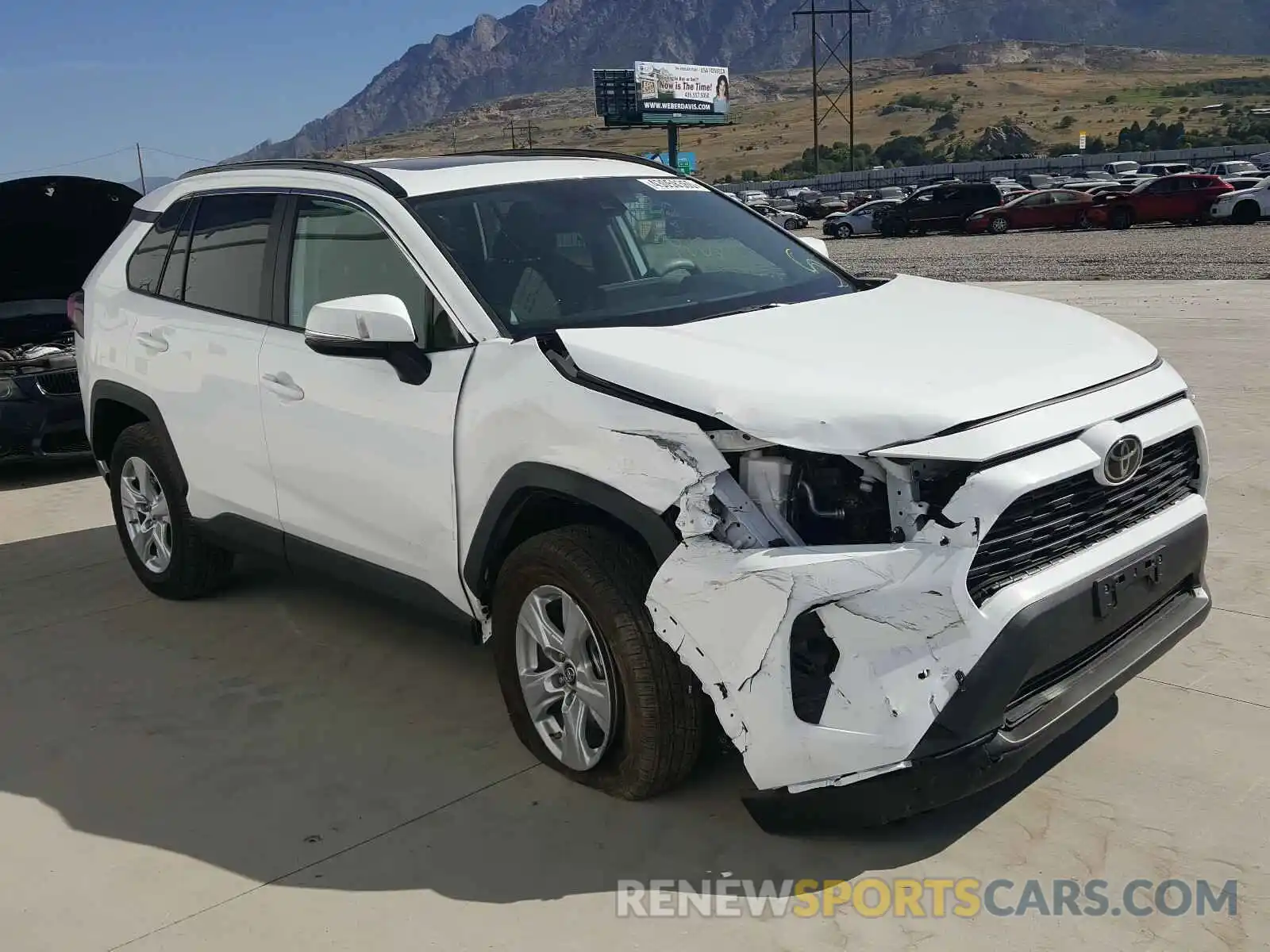 1 Photograph of a damaged car 2T3P1RFV1KC013326 TOYOTA RAV4 2019