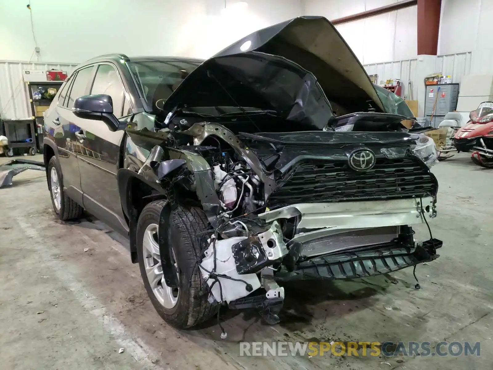 1 Photograph of a damaged car 2T3P1RFV1KC017361 TOYOTA RAV4 2019