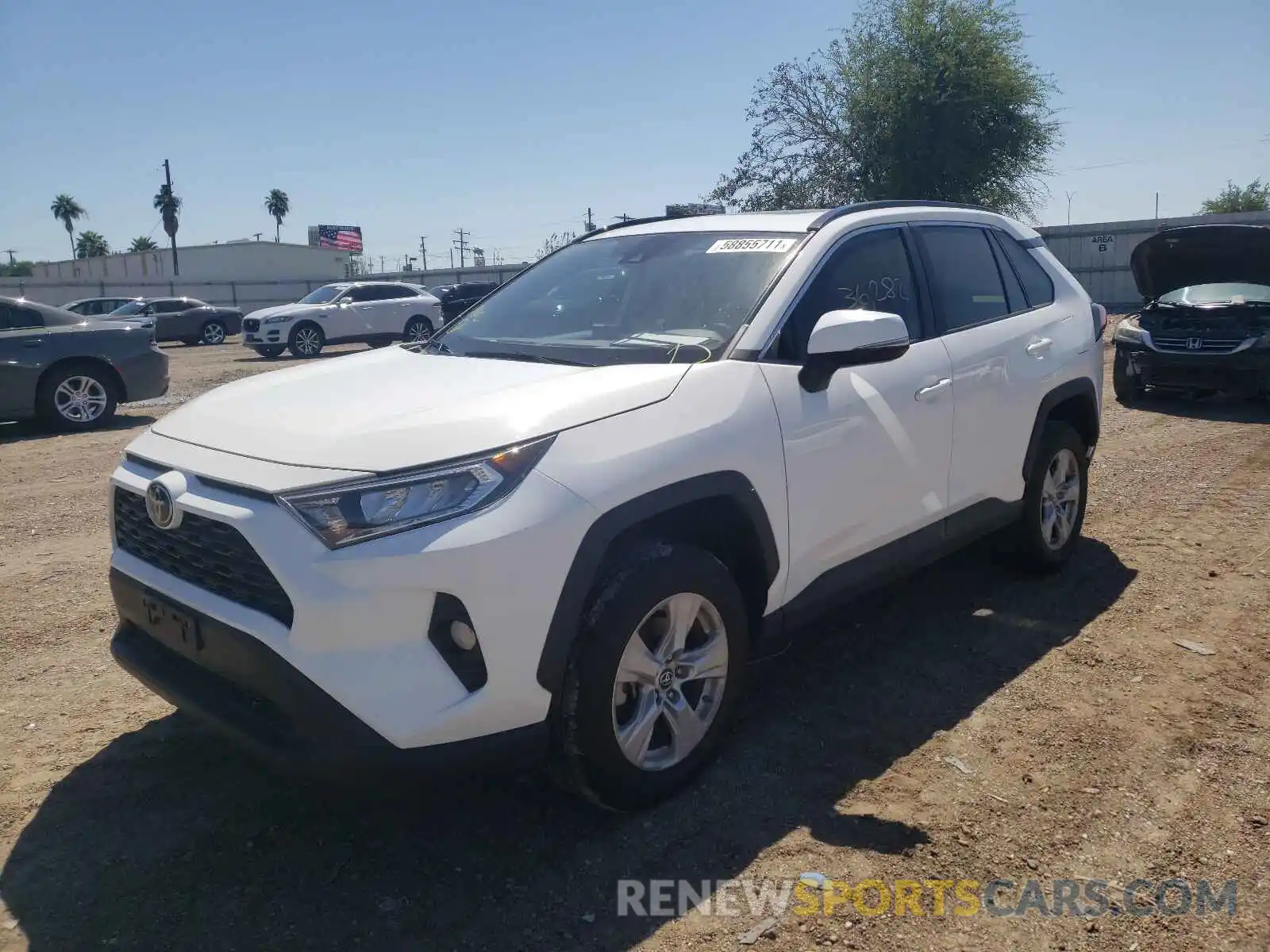 2 Photograph of a damaged car 2T3P1RFV1KC018154 TOYOTA RAV4 2019