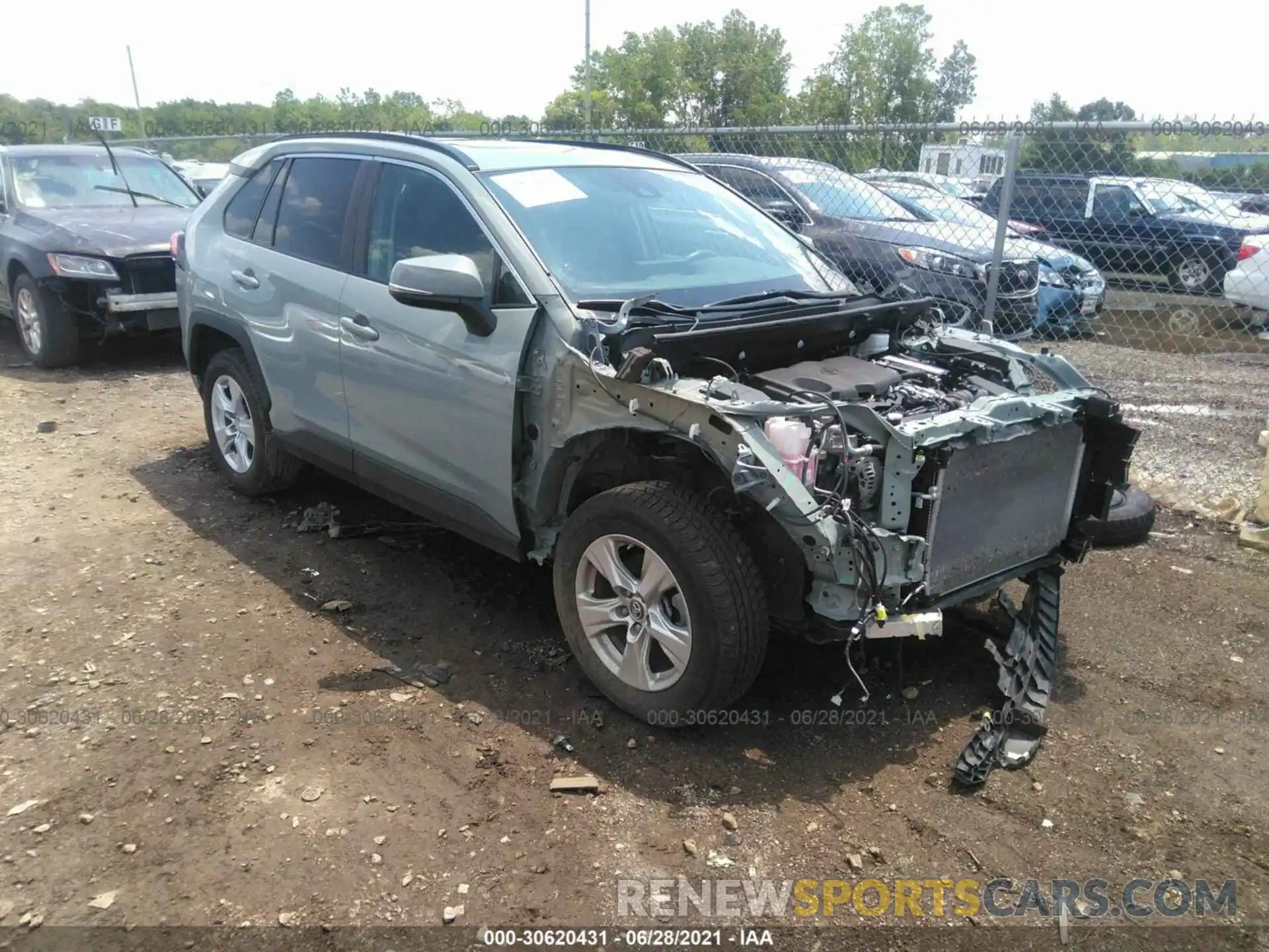 1 Photograph of a damaged car 2T3P1RFV1KC018249 TOYOTA RAV4 2019