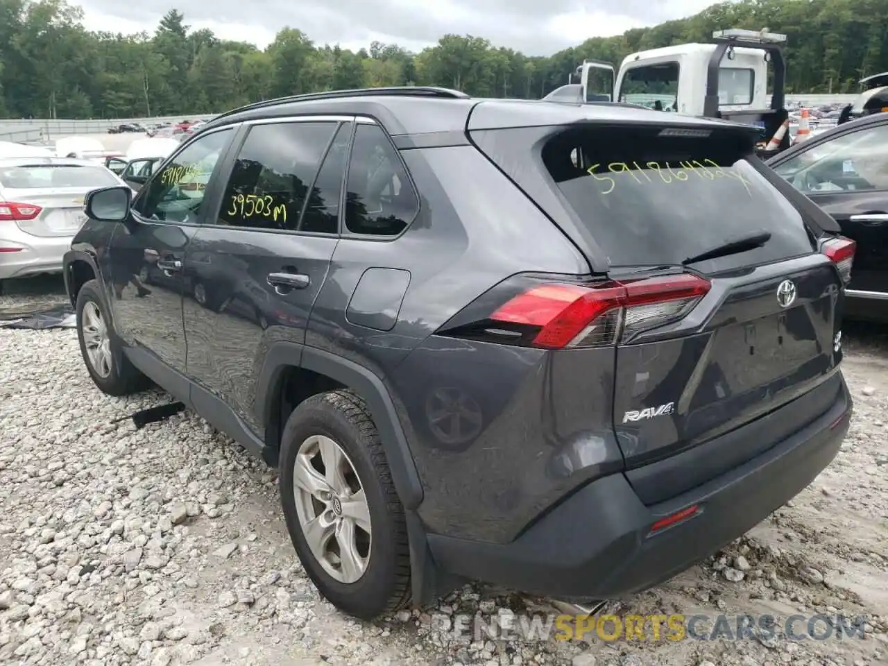 3 Photograph of a damaged car 2T3P1RFV1KC019207 TOYOTA RAV4 2019