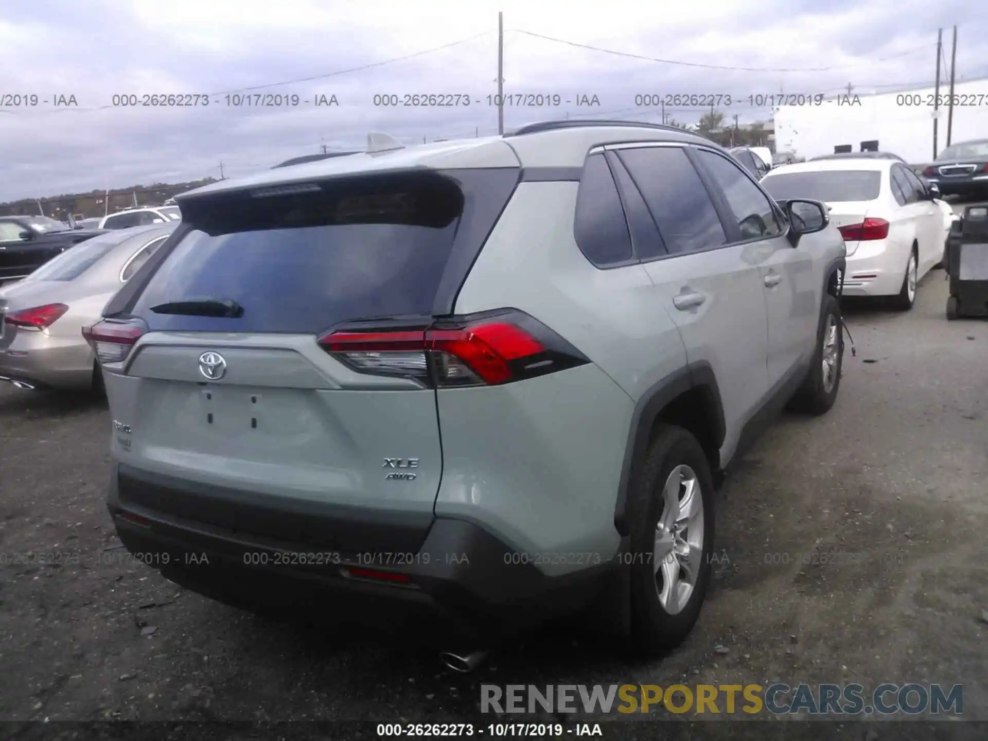 4 Photograph of a damaged car 2T3P1RFV1KC028893 TOYOTA RAV4 2019