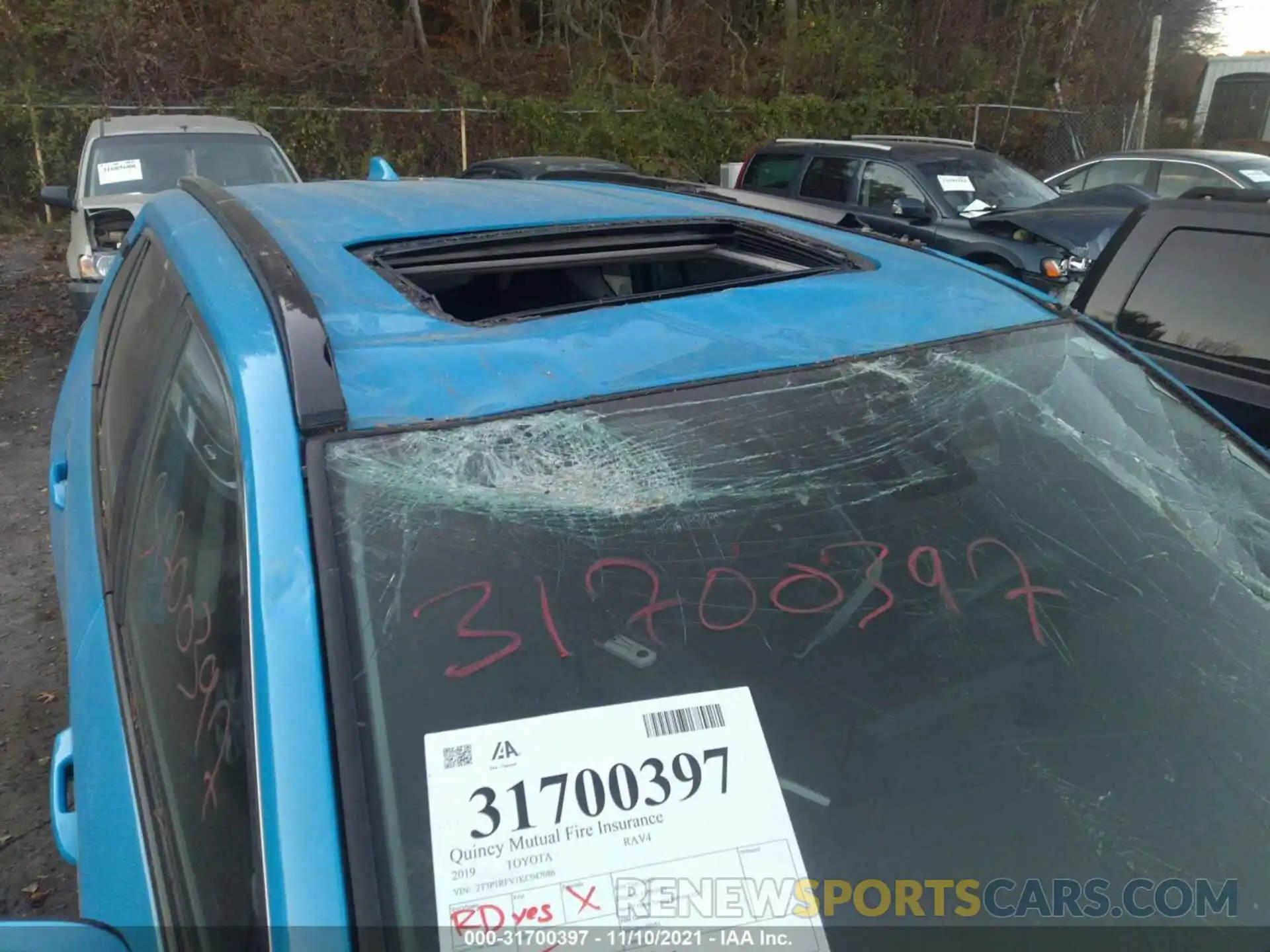 6 Photograph of a damaged car 2T3P1RFV1KC047086 TOYOTA RAV4 2019