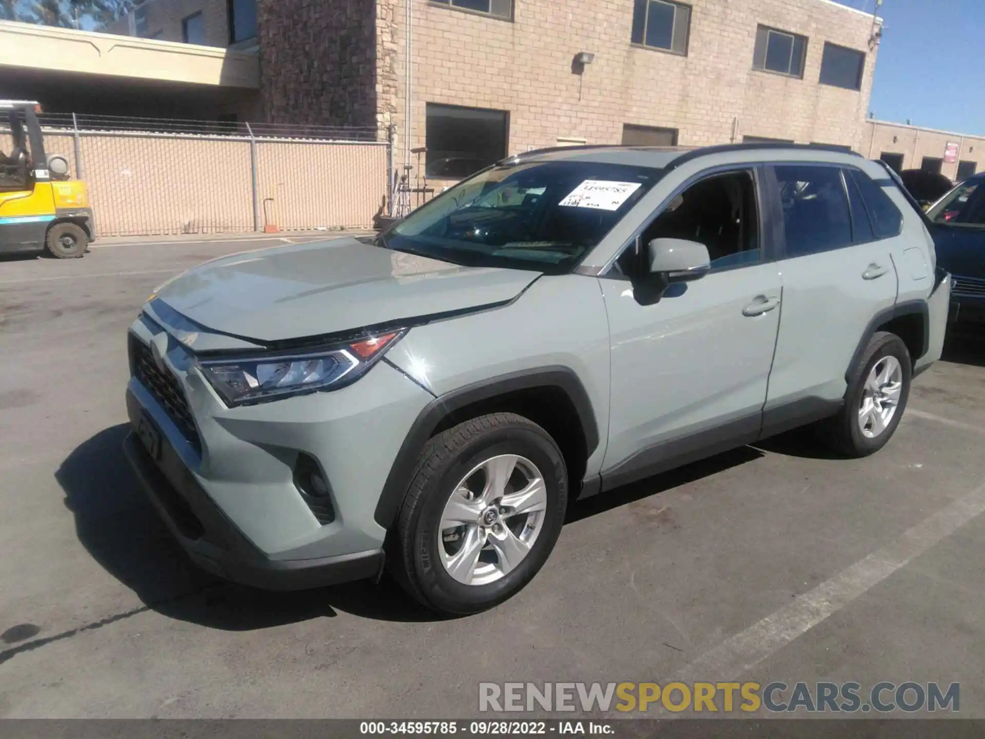 2 Photograph of a damaged car 2T3P1RFV1KC054376 TOYOTA RAV4 2019