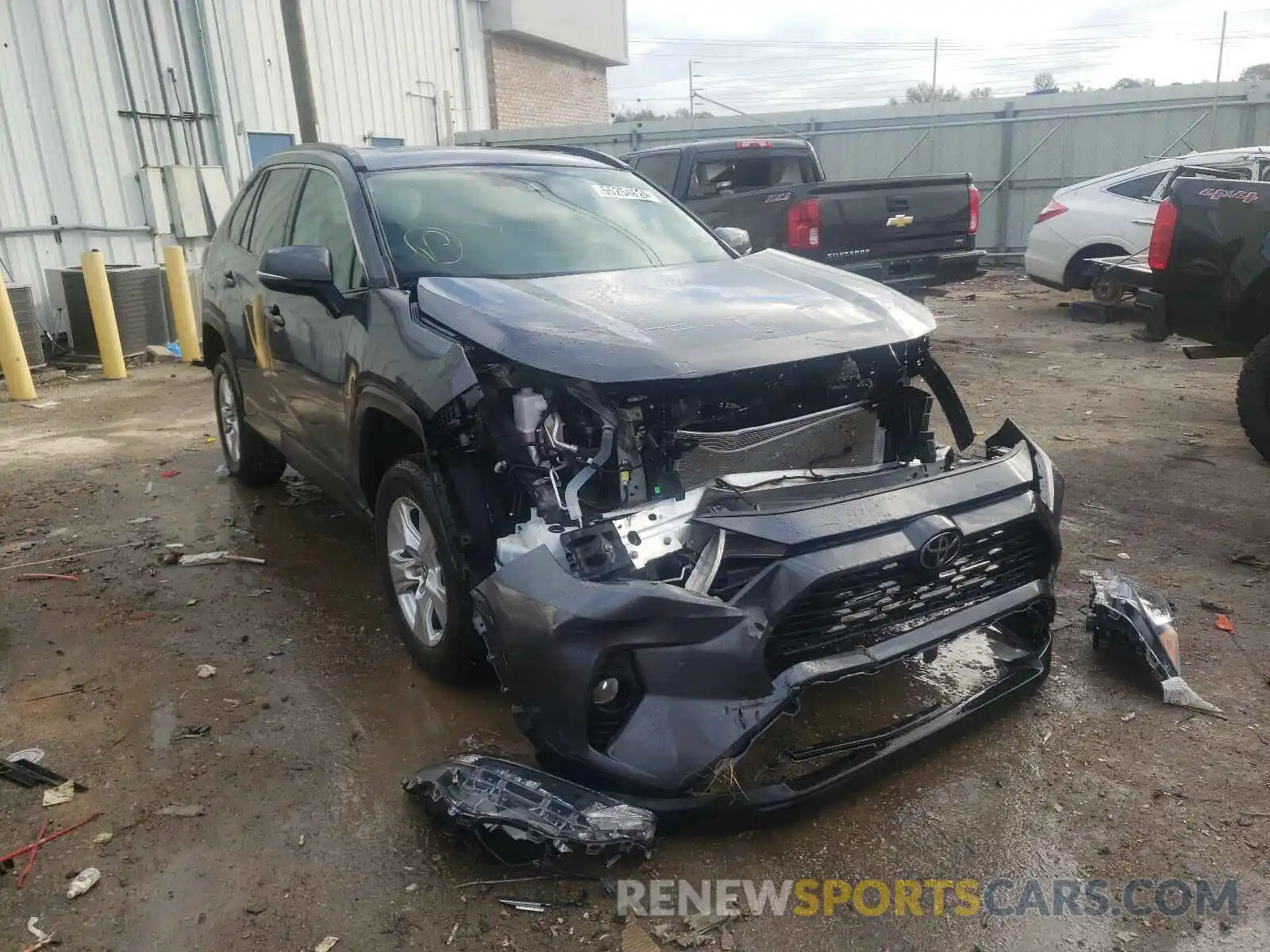 1 Photograph of a damaged car 2T3P1RFV1KC057987 TOYOTA RAV4 2019