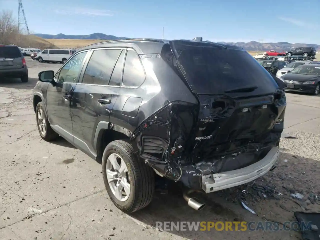 3 Photograph of a damaged car 2T3P1RFV1KW005130 TOYOTA RAV4 2019