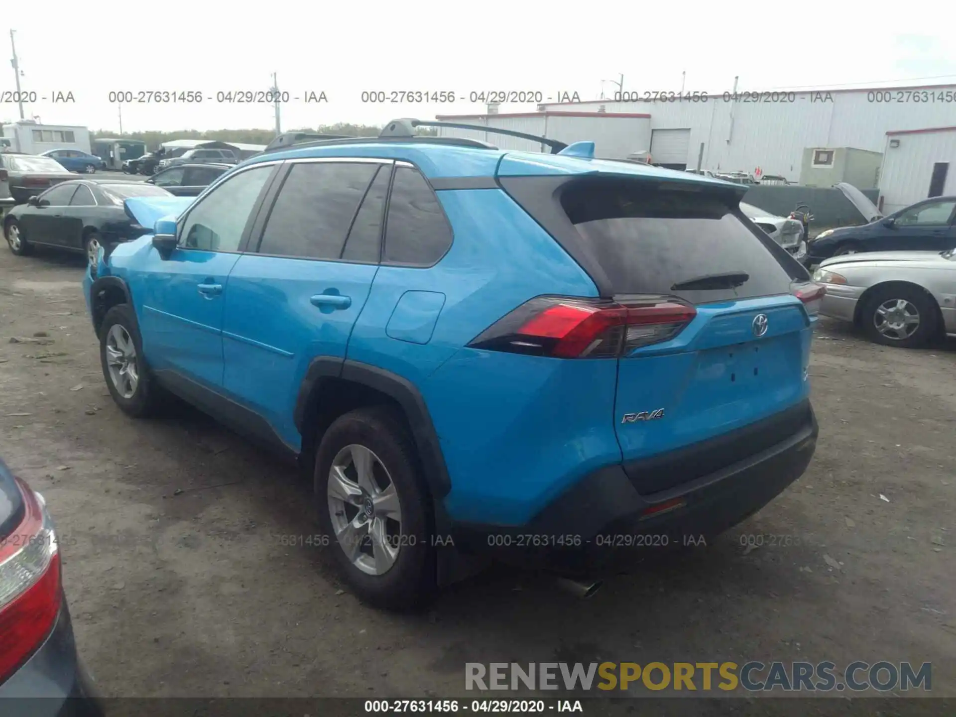 3 Фотография поврежденного автомобиля 2T3P1RFV1KW010988 TOYOTA RAV4 2019