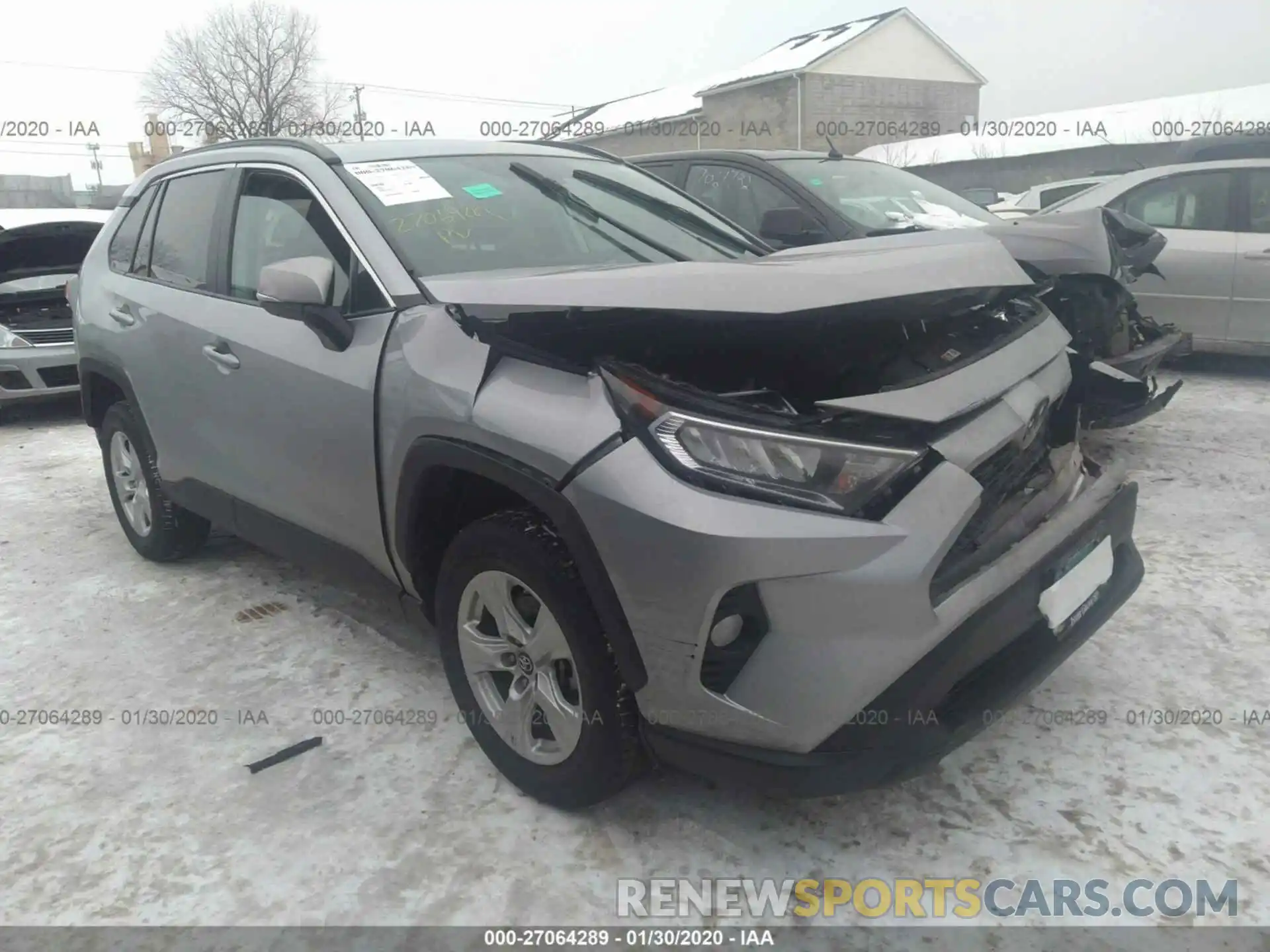 1 Фотография поврежденного автомобиля 2T3P1RFV1KW012689 TOYOTA RAV4 2019