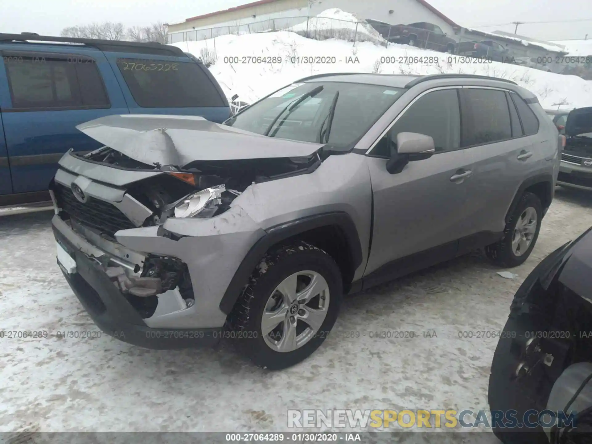 2 Photograph of a damaged car 2T3P1RFV1KW012689 TOYOTA RAV4 2019