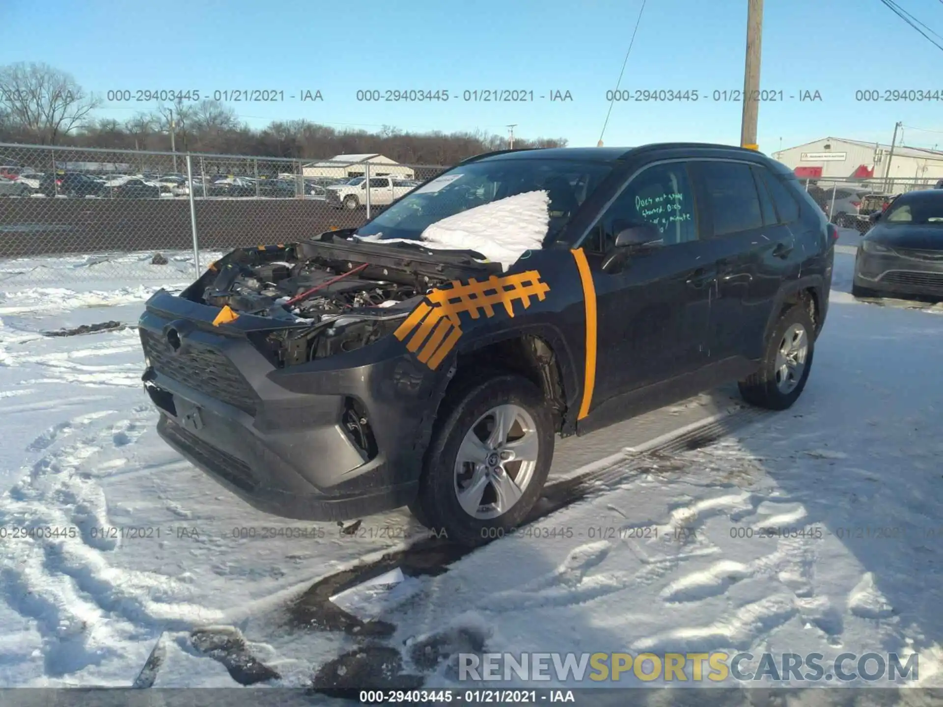 2 Фотография поврежденного автомобиля 2T3P1RFV1KW013650 TOYOTA RAV4 2019