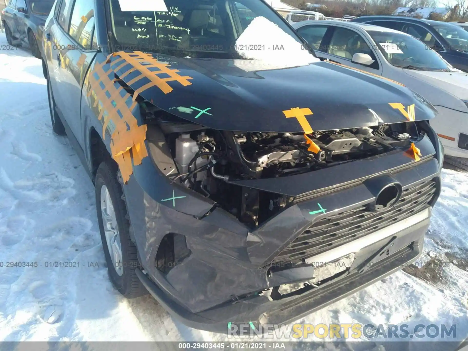 6 Фотография поврежденного автомобиля 2T3P1RFV1KW013650 TOYOTA RAV4 2019