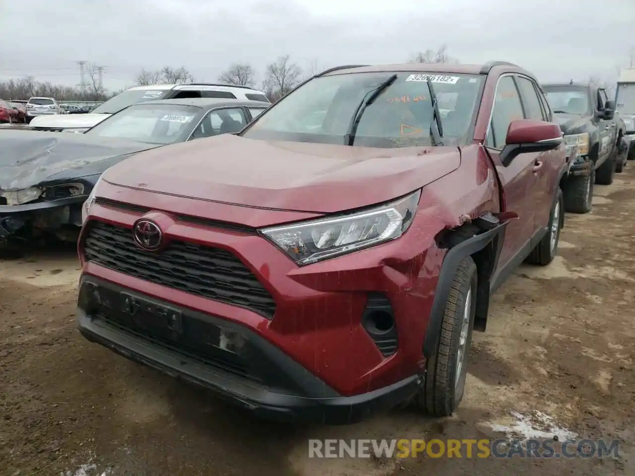 2 Photograph of a damaged car 2T3P1RFV1KW034160 TOYOTA RAV4 2019