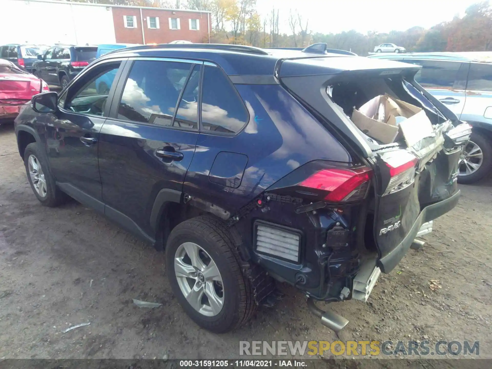 3 Фотография поврежденного автомобиля 2T3P1RFV1KW034837 TOYOTA RAV4 2019