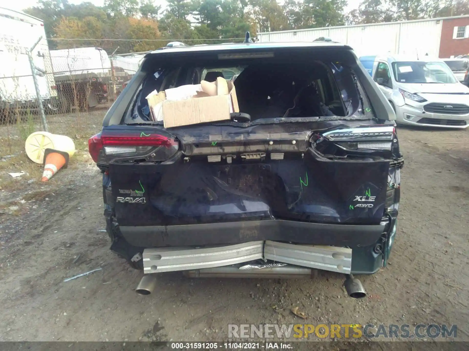 6 Фотография поврежденного автомобиля 2T3P1RFV1KW034837 TOYOTA RAV4 2019