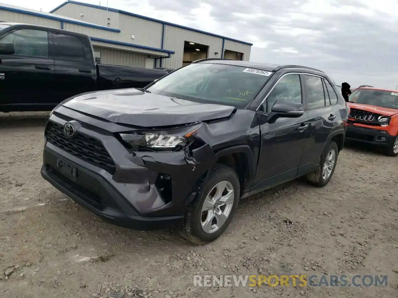 2 Фотография поврежденного автомобиля 2T3P1RFV1KW037074 TOYOTA RAV4 2019