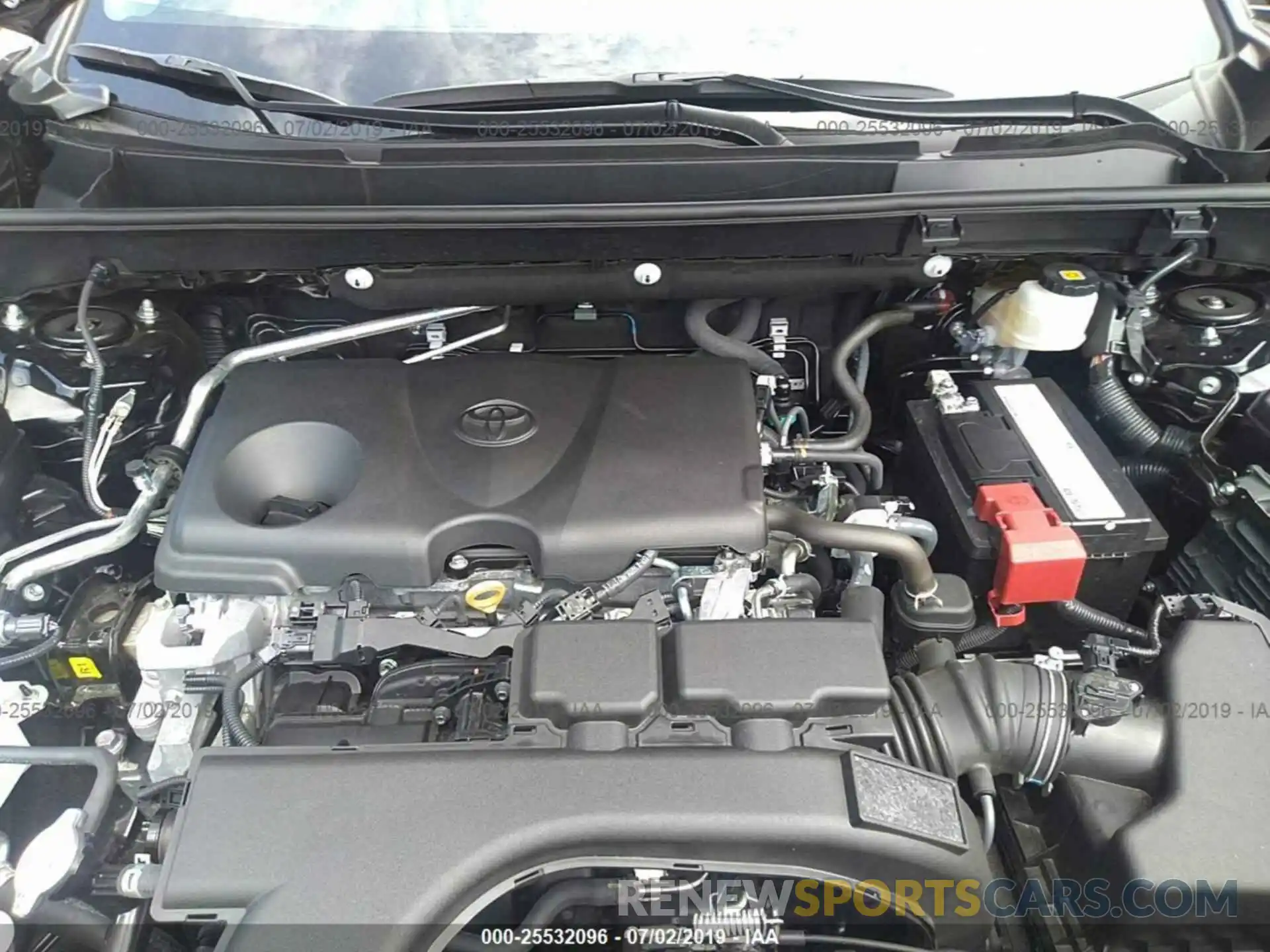 10 Фотография поврежденного автомобиля 2T3P1RFV1KW038192 TOYOTA RAV4 2019