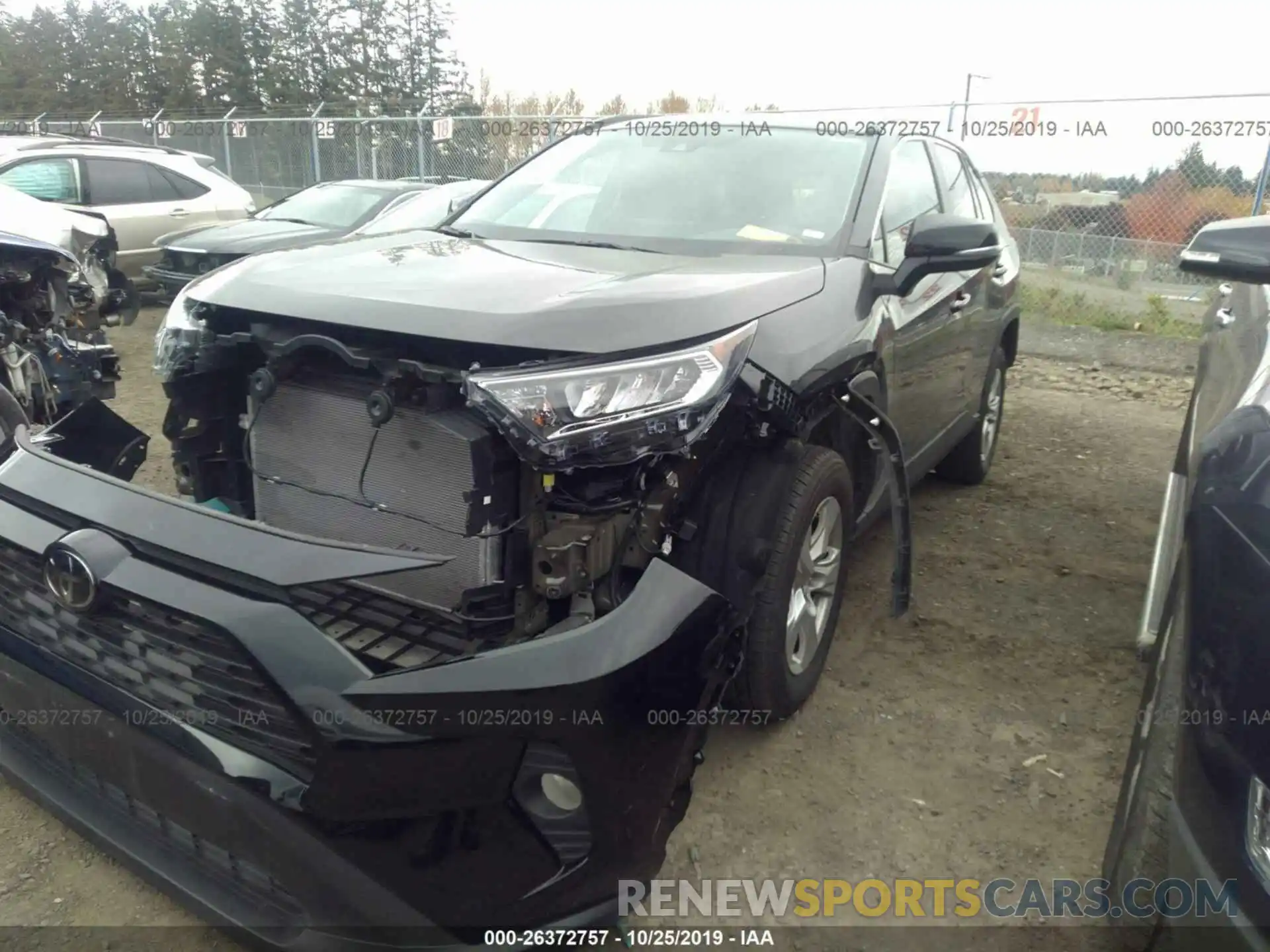 2 Фотография поврежденного автомобиля 2T3P1RFV1KW039181 TOYOTA RAV4 2019