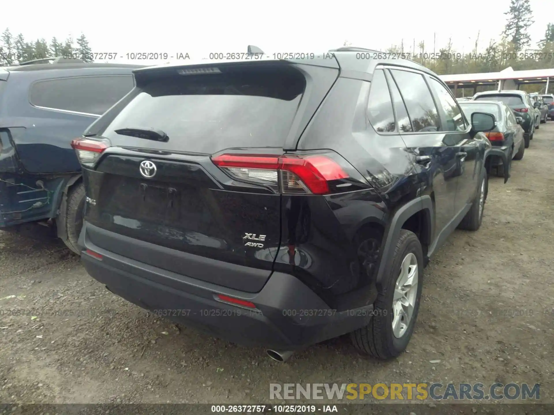 4 Фотография поврежденного автомобиля 2T3P1RFV1KW039181 TOYOTA RAV4 2019