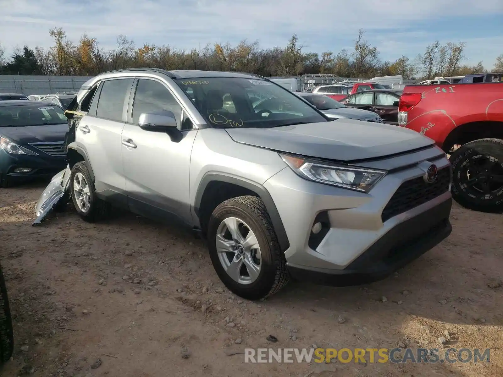 1 Фотография поврежденного автомобиля 2T3P1RFV1KW046910 TOYOTA RAV4 2019