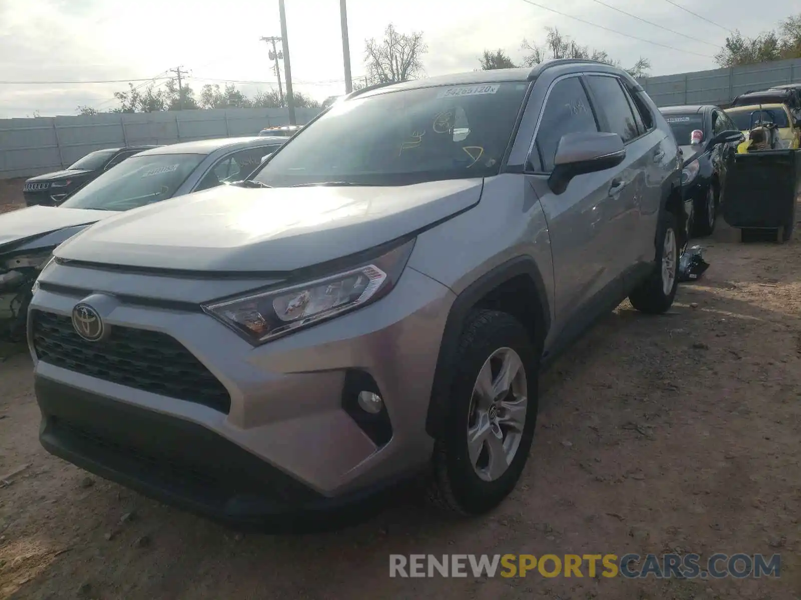 2 Фотография поврежденного автомобиля 2T3P1RFV1KW046910 TOYOTA RAV4 2019