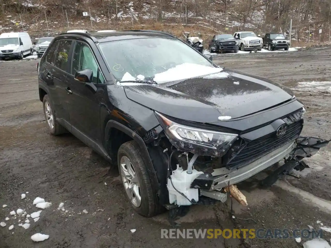 1 Photograph of a damaged car 2T3P1RFV1KW053341 TOYOTA RAV4 2019