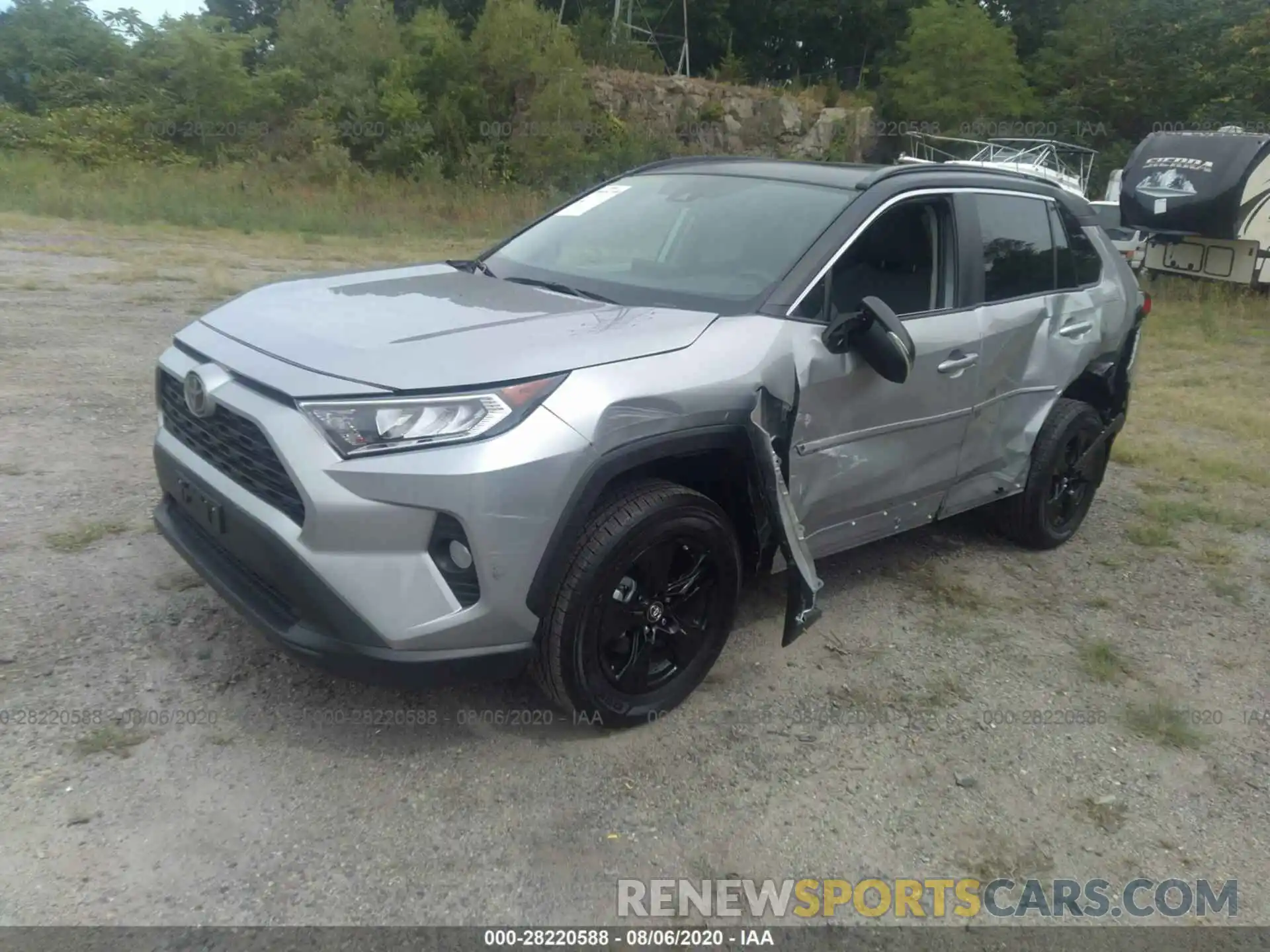 2 Фотография поврежденного автомобиля 2T3P1RFV1KW054666 TOYOTA RAV4 2019