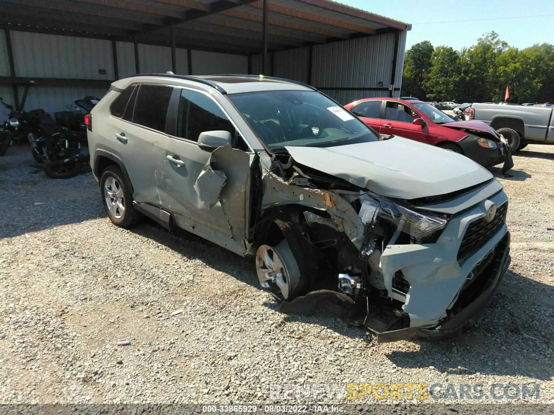 1 Photograph of a damaged car 2T3P1RFV1KW057387 TOYOTA RAV4 2019