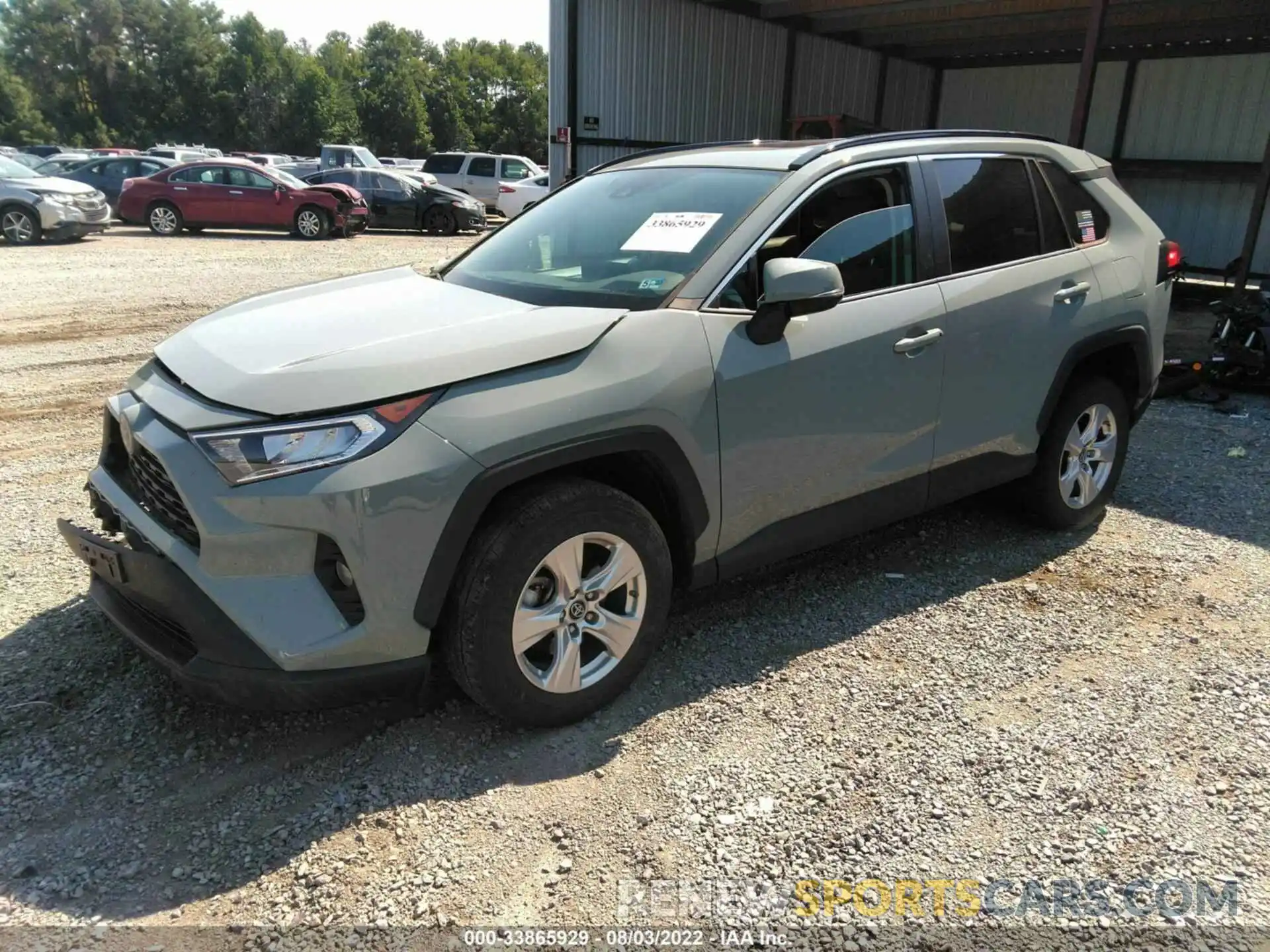 2 Photograph of a damaged car 2T3P1RFV1KW057387 TOYOTA RAV4 2019