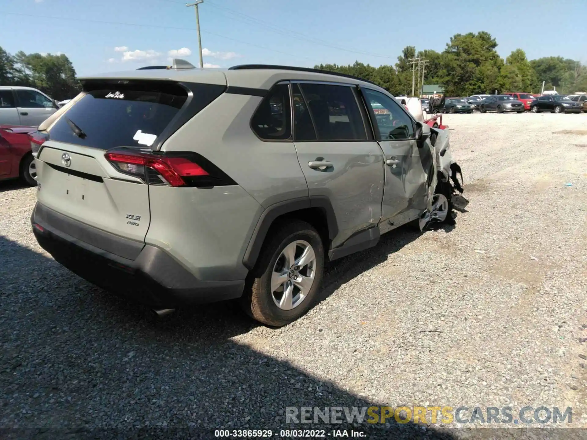 4 Photograph of a damaged car 2T3P1RFV1KW057387 TOYOTA RAV4 2019