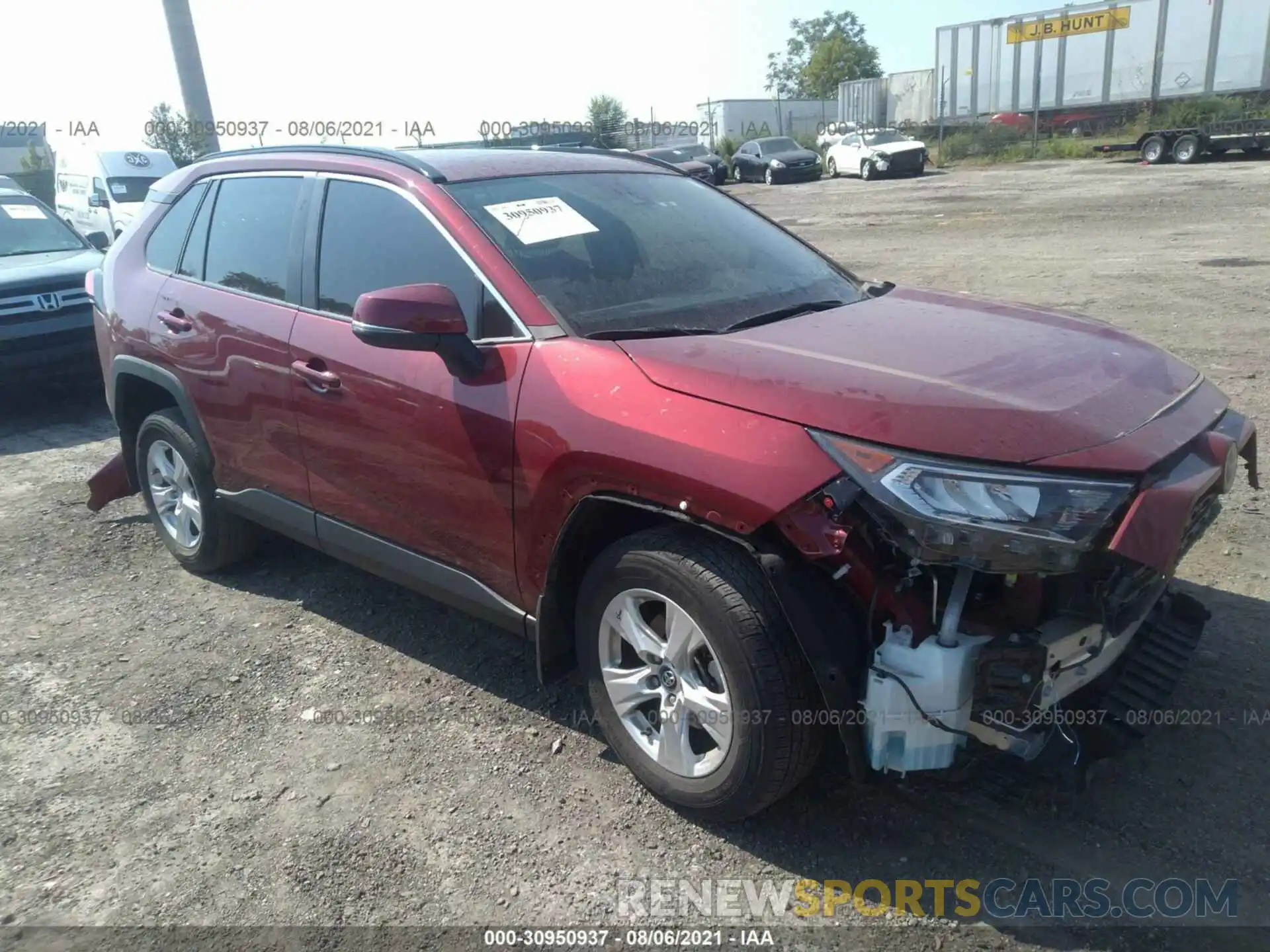 1 Photograph of a damaged car 2T3P1RFV1KW058829 TOYOTA RAV4 2019