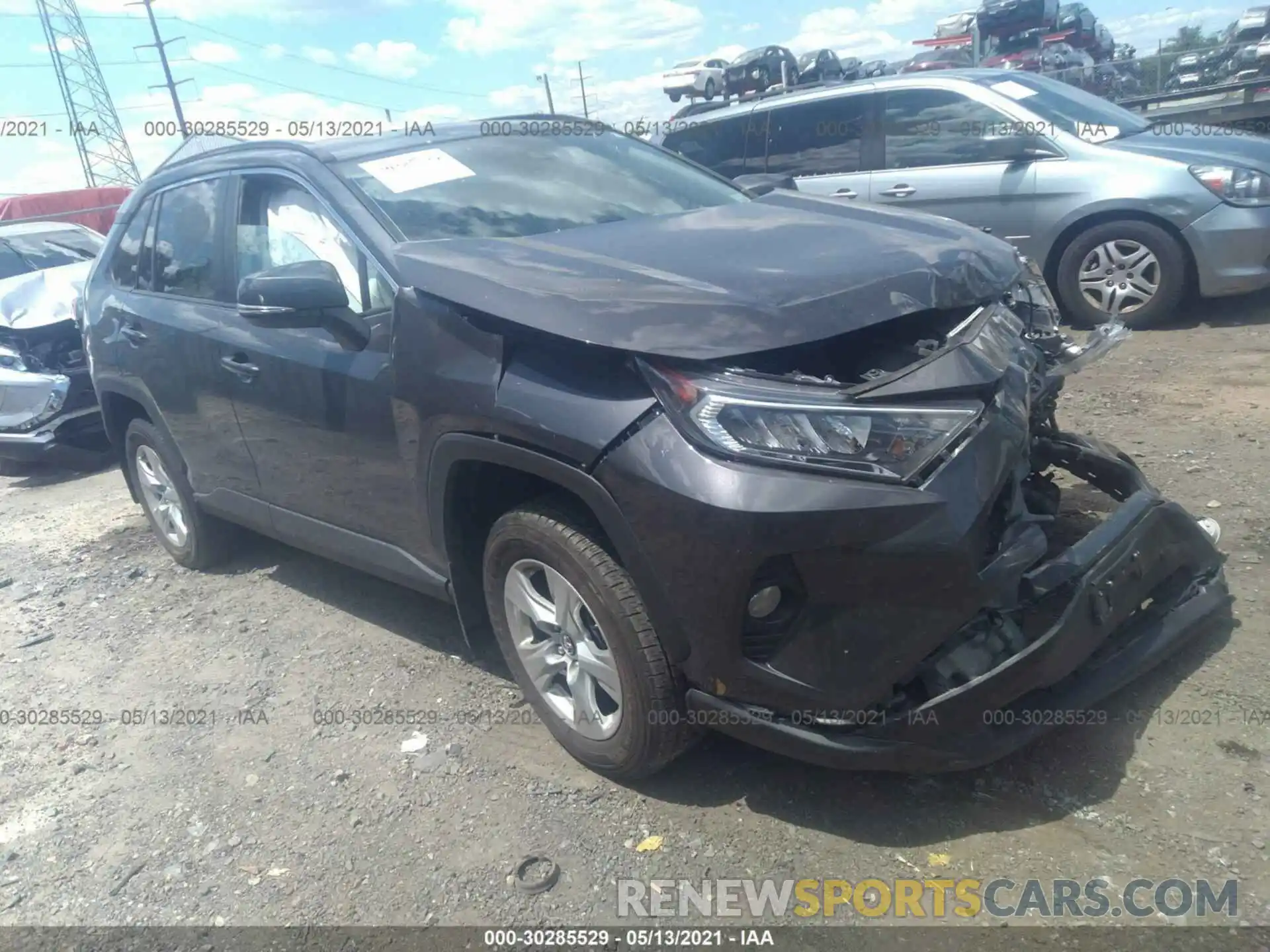 1 Фотография поврежденного автомобиля 2T3P1RFV1KW068213 TOYOTA RAV4 2019